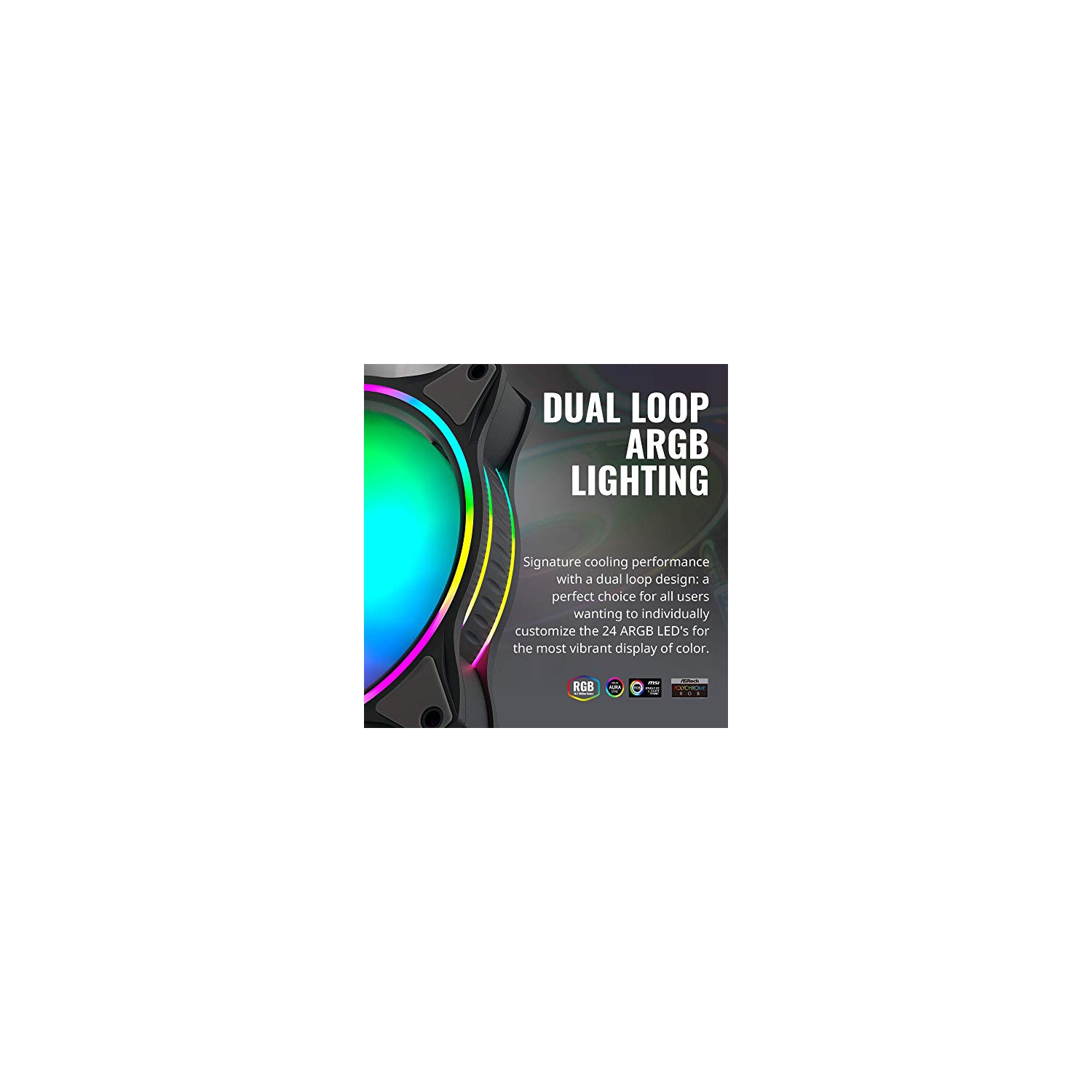 Ventilateur MFL-B2DN-18NPA-R1 MasterFan MF120 Halo contrôleur RVB adressable avec fil de Cooler Master détail