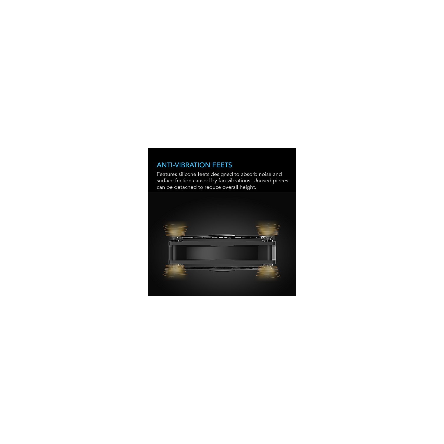 AC Infinity MULTIFAN S7, Quiet Dual 120mm USB Fan, UL-Certified for Receiver DVR Playstation Xbox Computer Cabinet Cooling