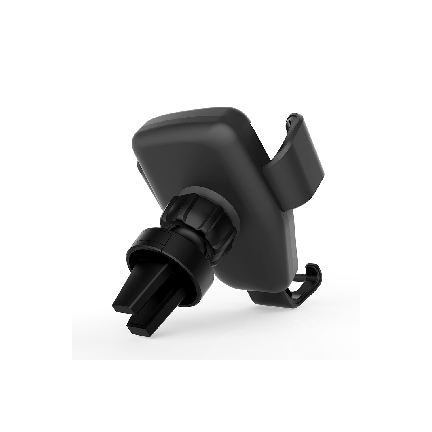 Chargeur d’auto sans fil de 15 W, support de téléphone Qi à recharge rapide pour l’auto de Quntis, support de téléphone sans fil à rotation de 360°