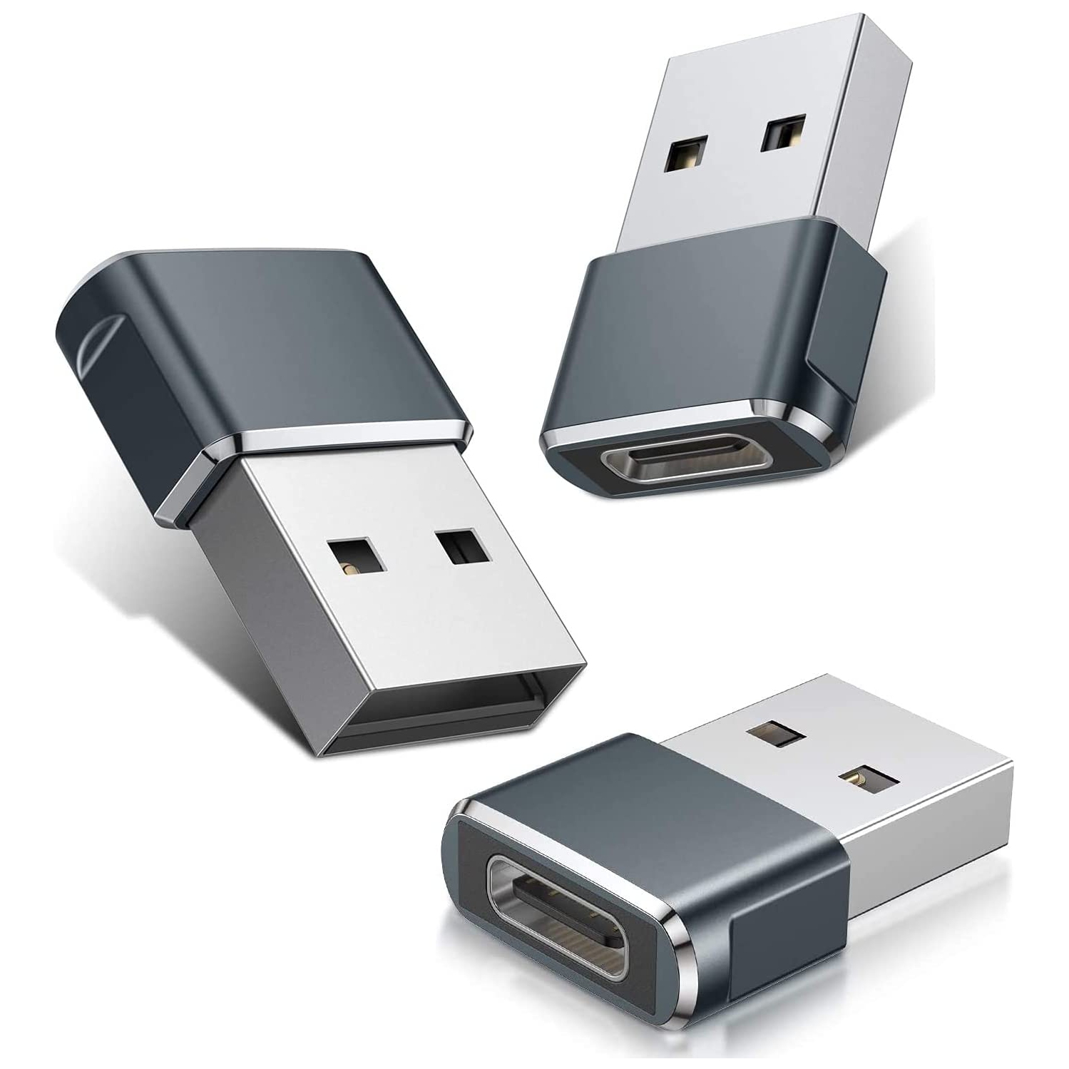 USB C Female to USB Male Adapter, USB Type-C to USB-A Dongle