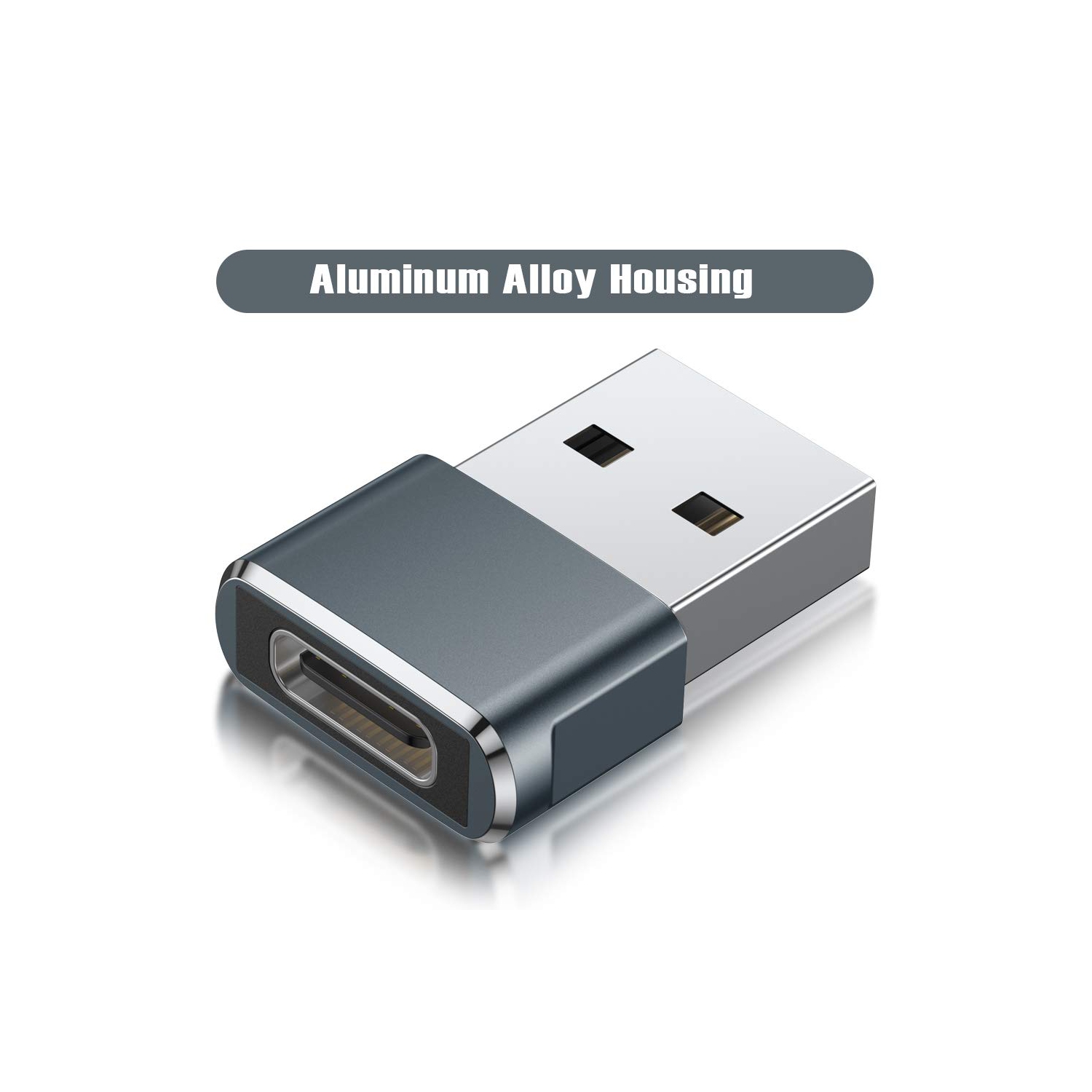 EasyULT Adaptateur USB C Femelle vers USB M/âle Type C Connecteur Adaptateur de Rapide et de Synchronisation pour iPhone 11 12 Pro Max,Airpods,iPad Air 4,Galaxy Note 10 S20 Plus 4 Pi/èces Argent