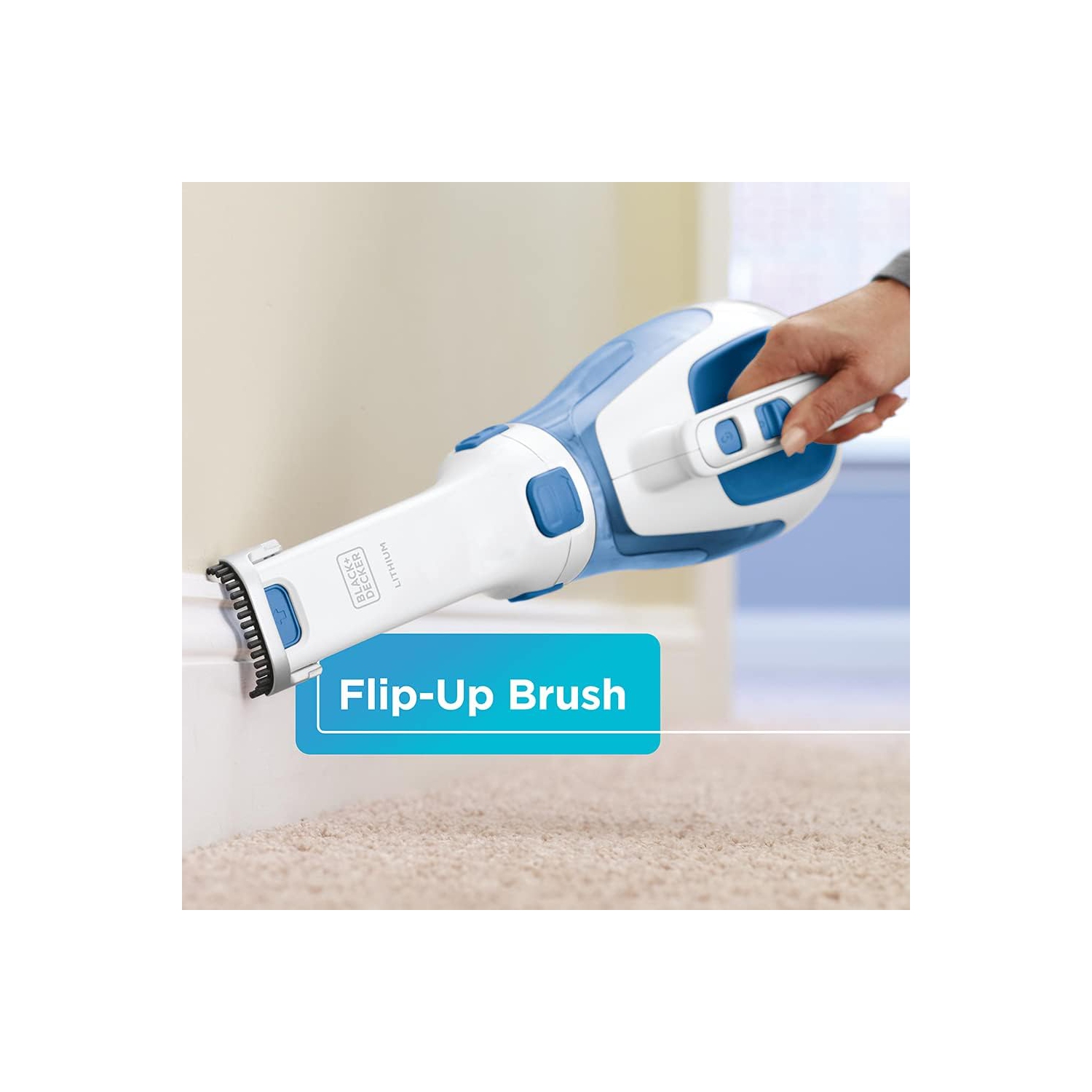 BLACK+DECKER dusbuster Handheld Vacuum, Cordless, Magic Blue