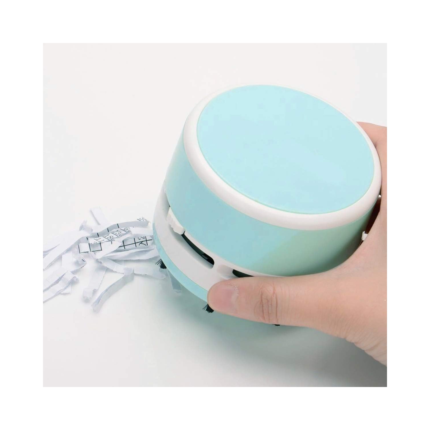 Desktop Vacuum Cleaner Portable Keyboard Sweeper Mini Crumb Vacuum Cleaner Table Food Rubber Crumb Dust Remover Cleaner for Home, Office, Cars -- No