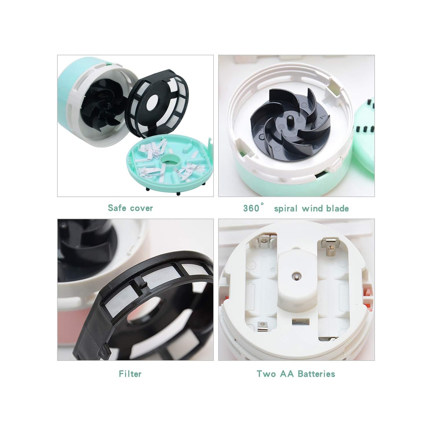 Desktop Vacuum Cleaner Portable Keyboard Sweeper Mini Crumb Vacuum Cleaner Table Food Rubber Crumb Dust Remover Cleaner for Home, Office, Cars -- No