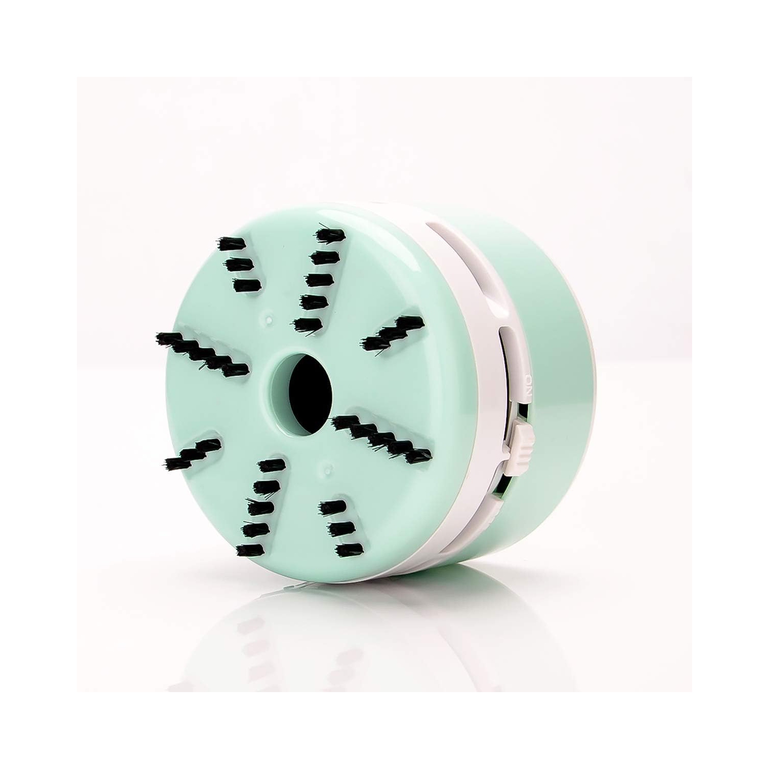 Desktop Vacuum Cleaner Portable Keyboard Sweeper Mini Crumb Vacuum Cleaner Table Food Rubber Crumb Dust Remover Cleaner for Home, Office, Cars -- No