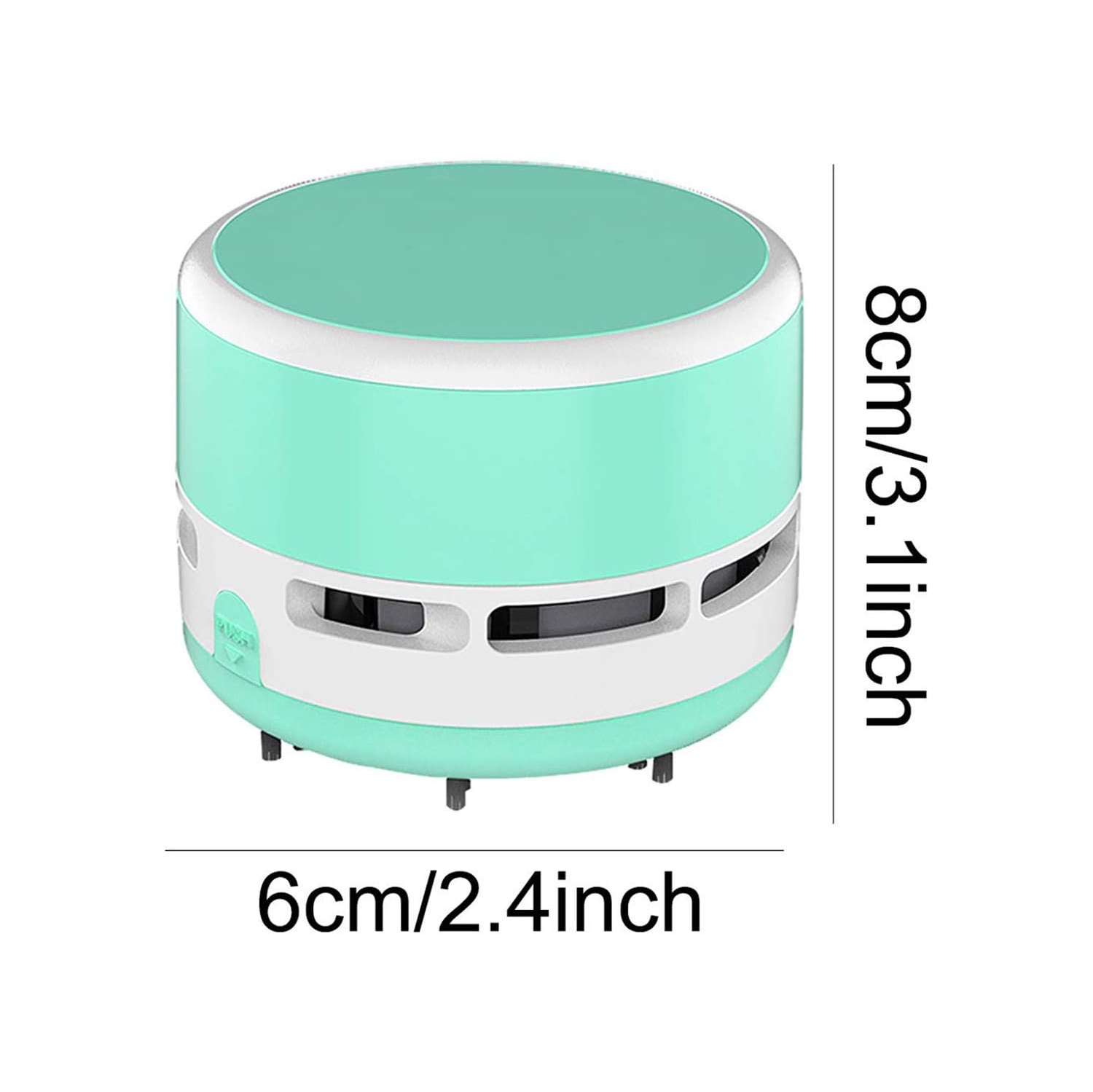 Desktop Vacuum Cleaner Portable Keyboard Sweeper Mini Crumb Vacuum Cleaner Table Food Rubber Crumb Dust Remover Cleaner for Home, Office, Cars -- No