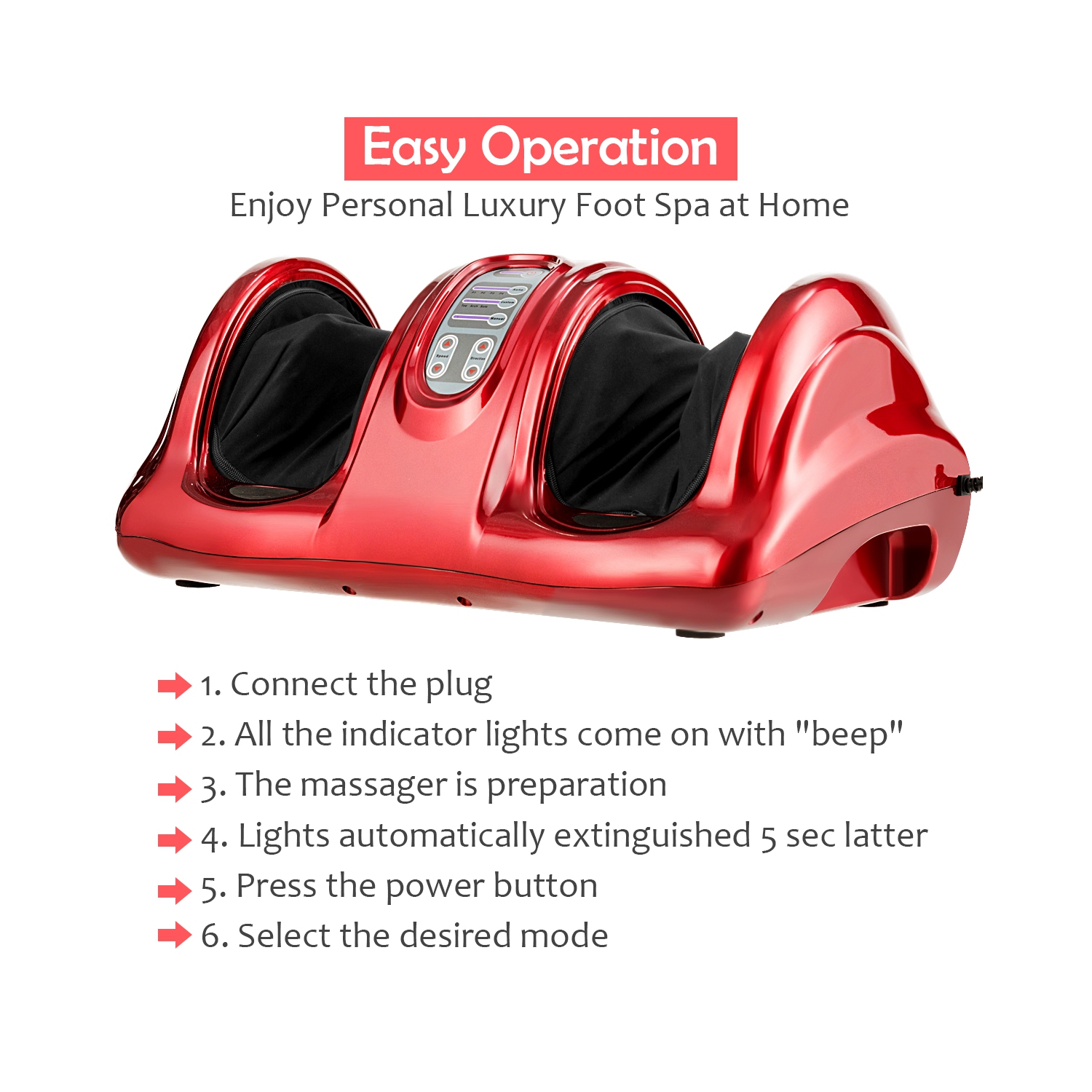 Masseur de pieds Shiatsu