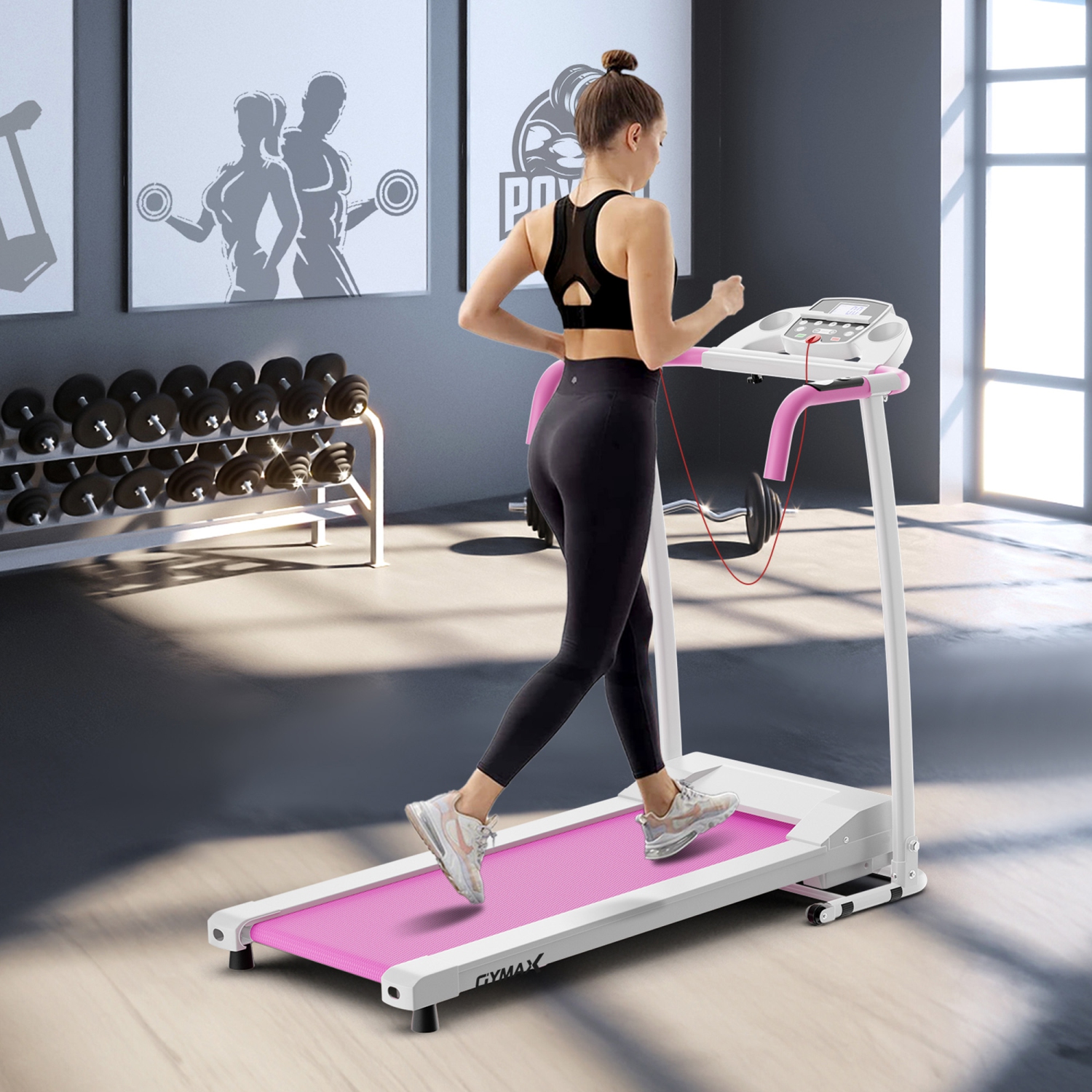 Gymax Tapis de Course Électronique Pliable 800 W