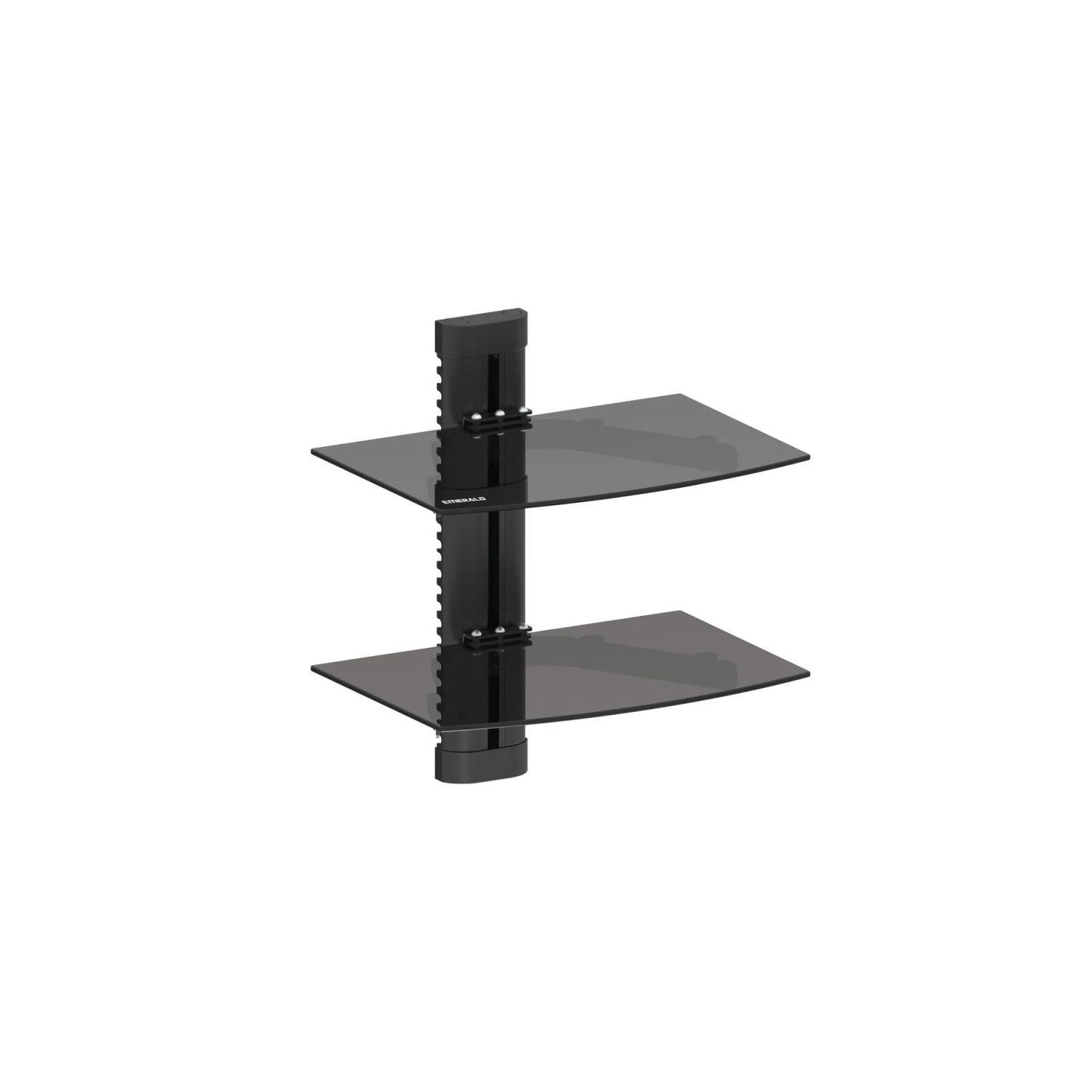DOUBLE SHELF WALL MOUNT FOR TV COMPONENTS