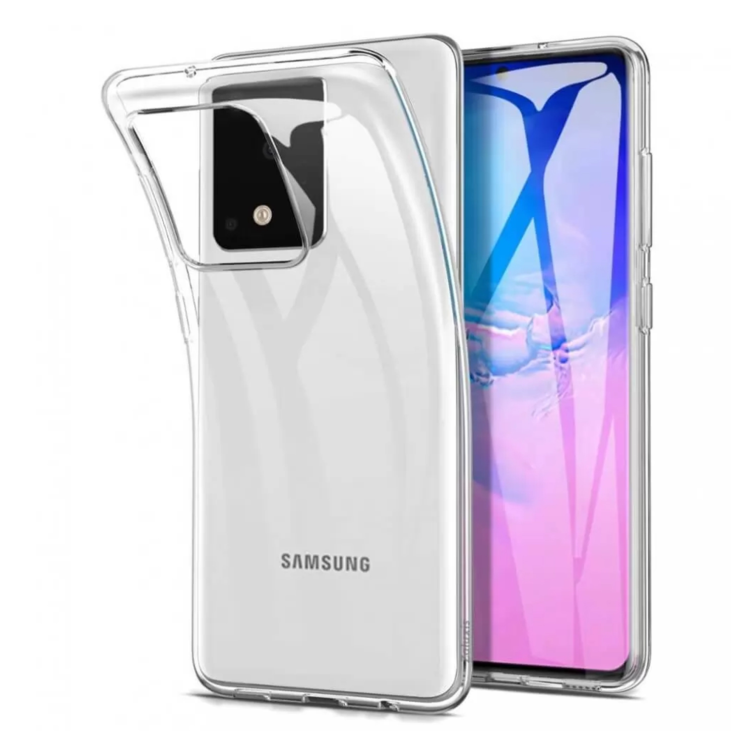 Étui transparent en TPUR d’Exian pour Galaxy S20 2020 de Samsung