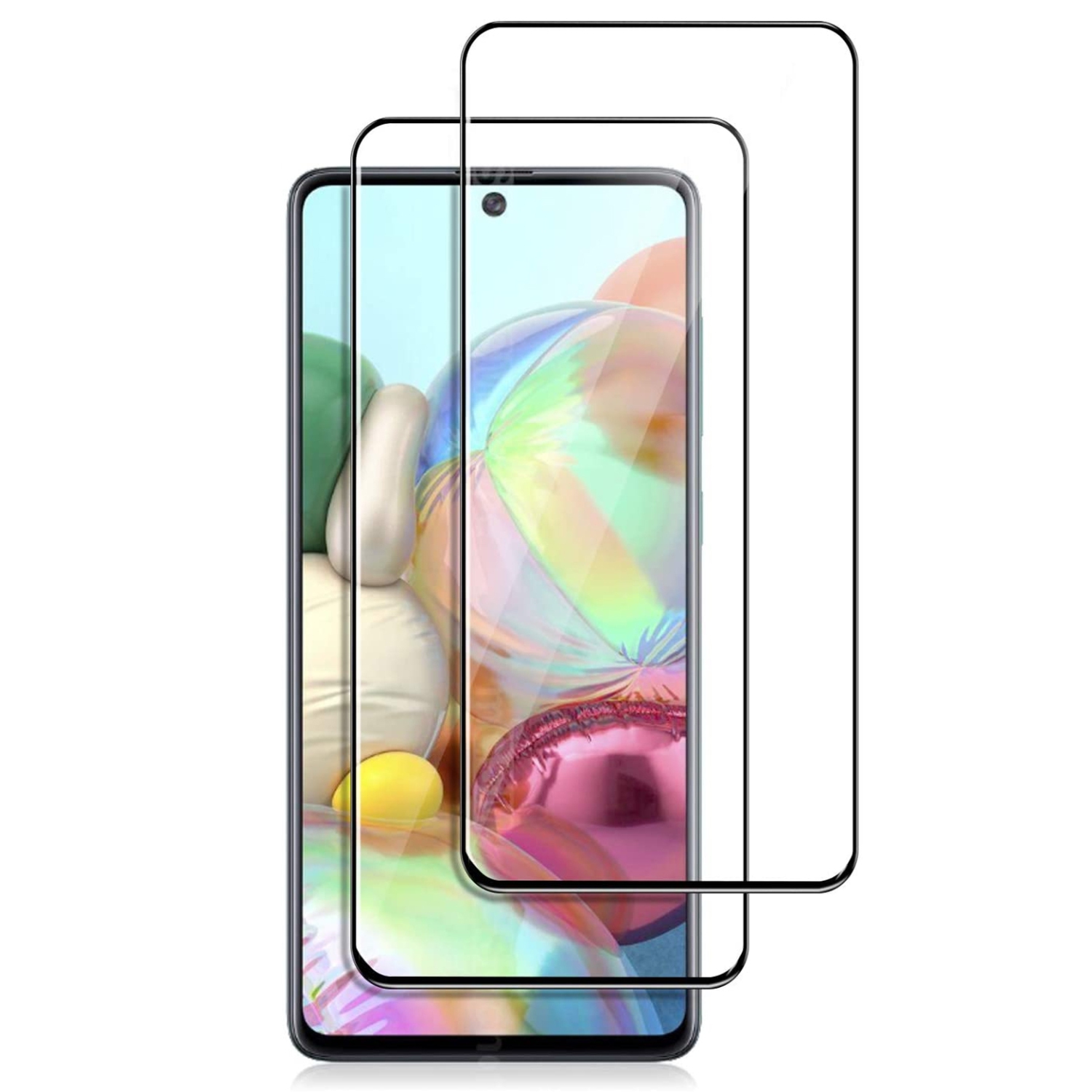 Protecteurs d’écran en verre trempé d’Exian pour Galaxy A71 2020 de Samsung par paquet