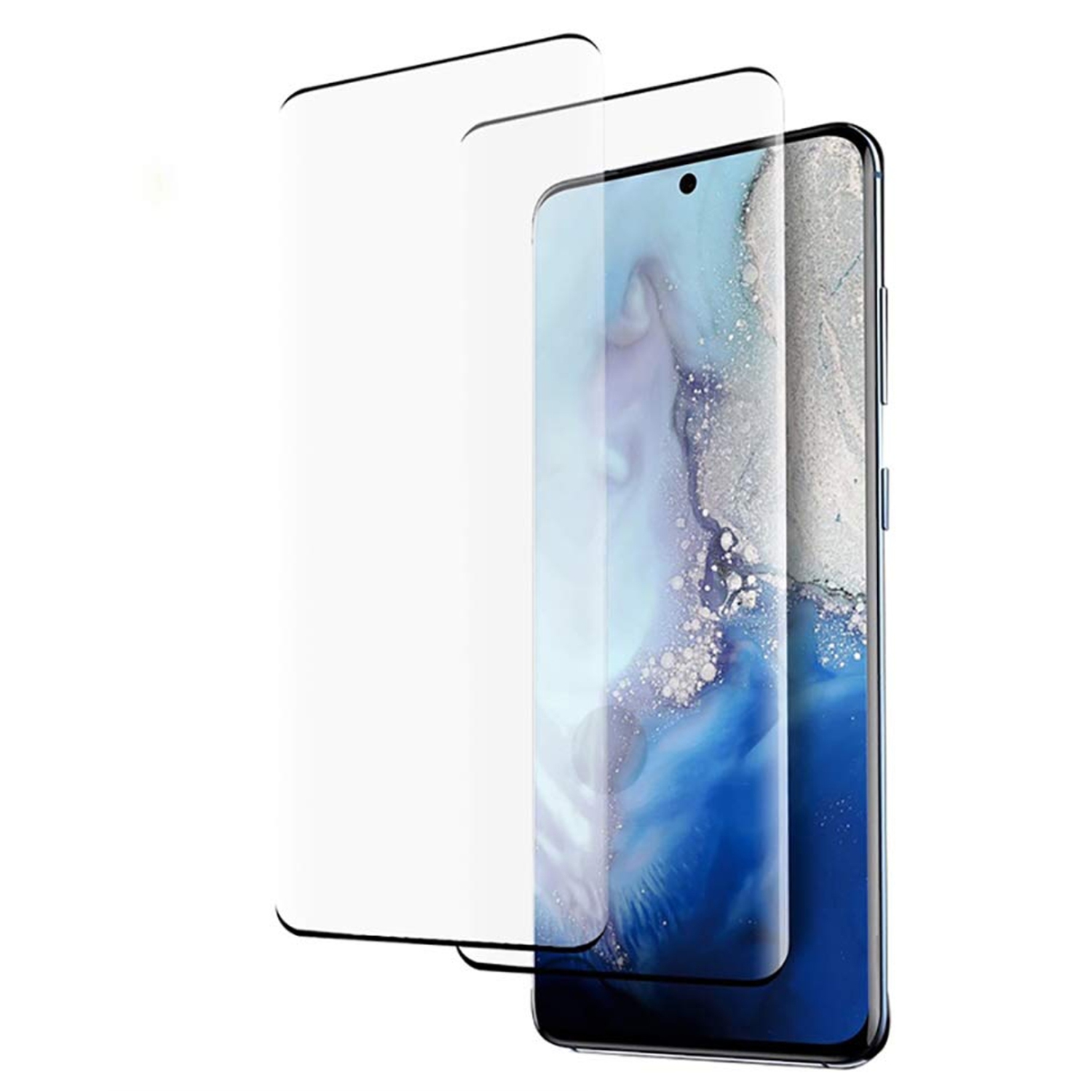 Exian Tempered Glass Screen Protectors 2/Pkg for Samsung Galaxy S20 2020