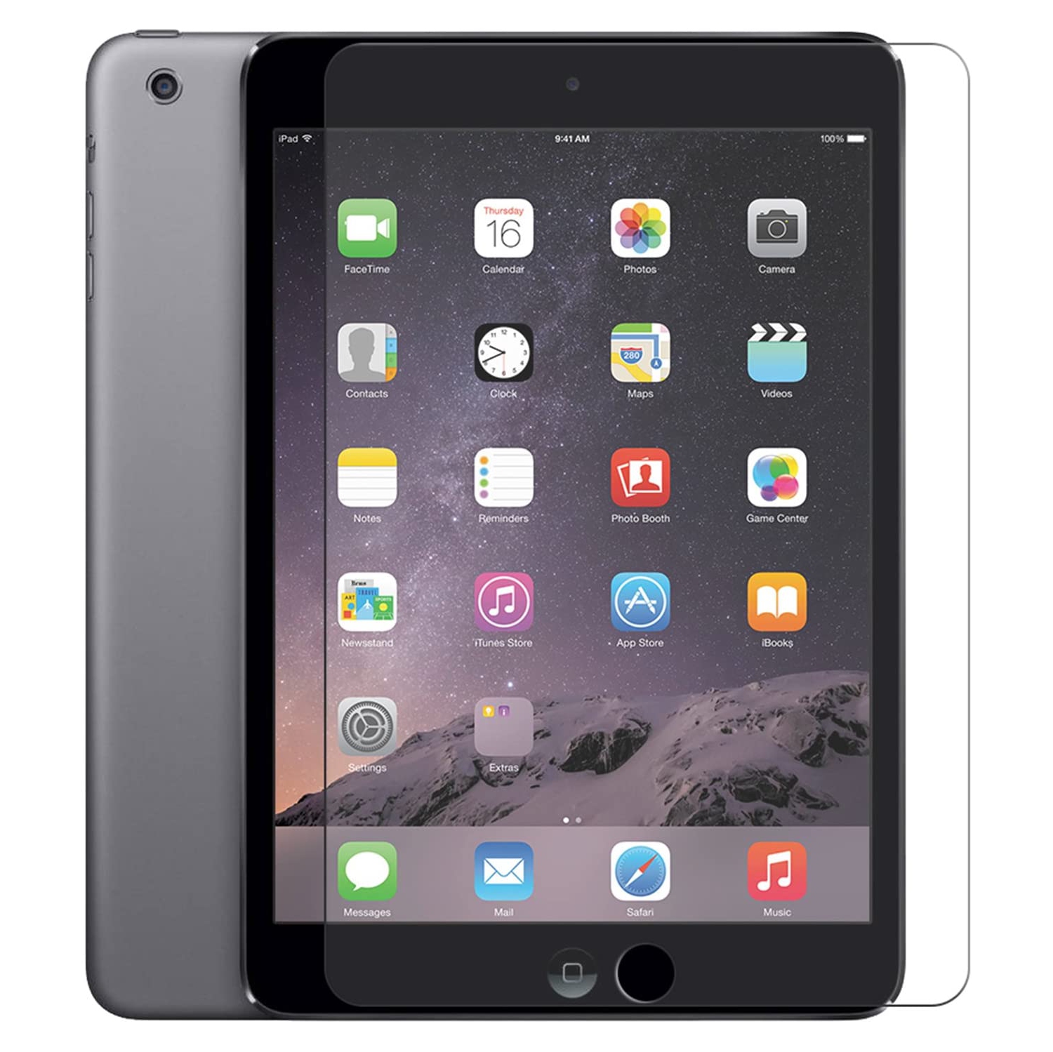 TopSave [1Piece] Tempered Glass Screen Protector for iPad 9.7(17) Air Air2