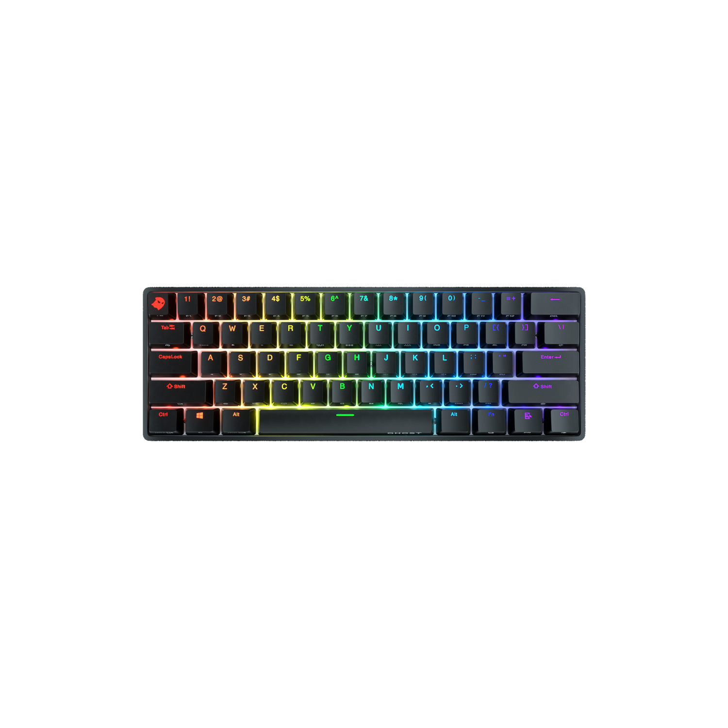 Ghost A1 - Aluminum Wireless Keyboard Black Cherry MX Red