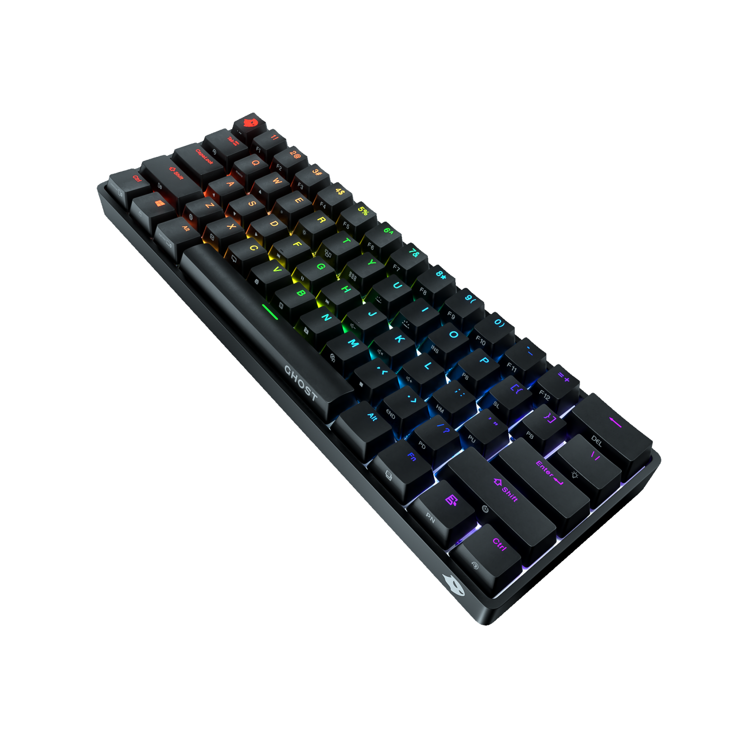 Ghost A1 - Aluminum Wireless Keyboard Black Cherry MX Red