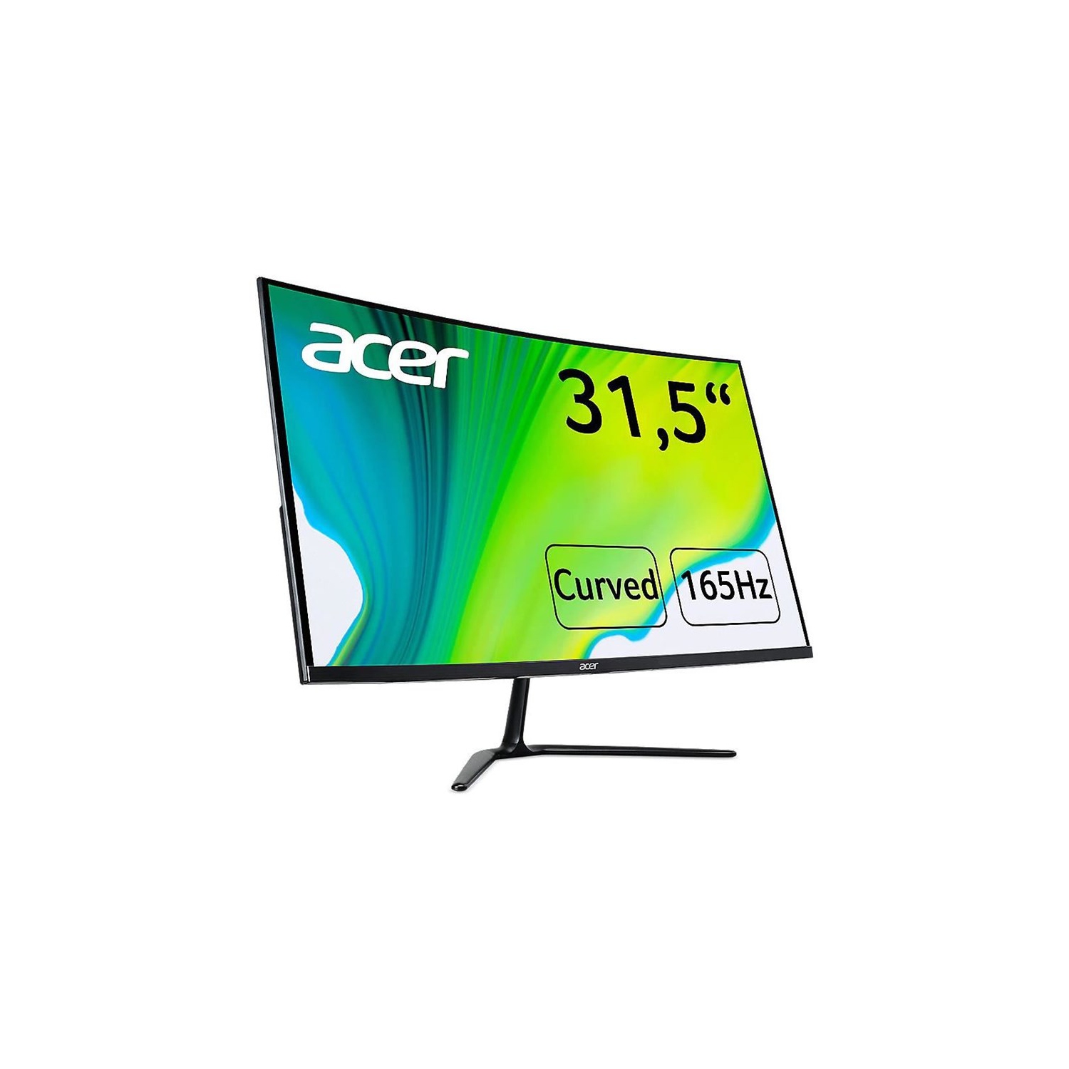 Open Box - Acer 31.5" FHD 165Hz 1ms Curved FreeSync Gaming Monitor (ED320QR Sbiipx) w/ 2 Years Warranty