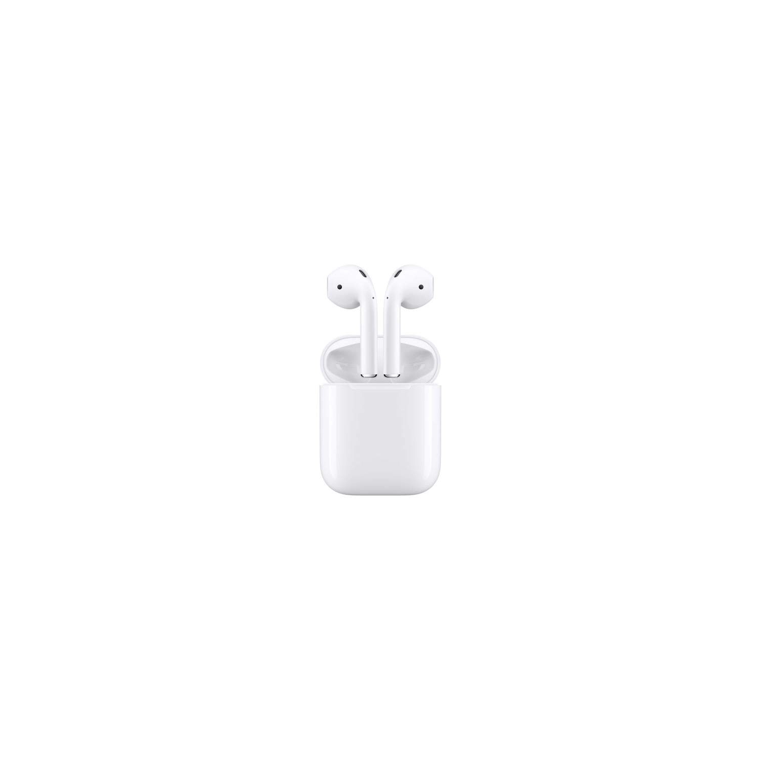 Refurbished (Good) - APPLE AIRPODS WIRELESS HEADPHONES WITH CHARGING CASE - 1ST GENERATION ( MMEF2AM/A )