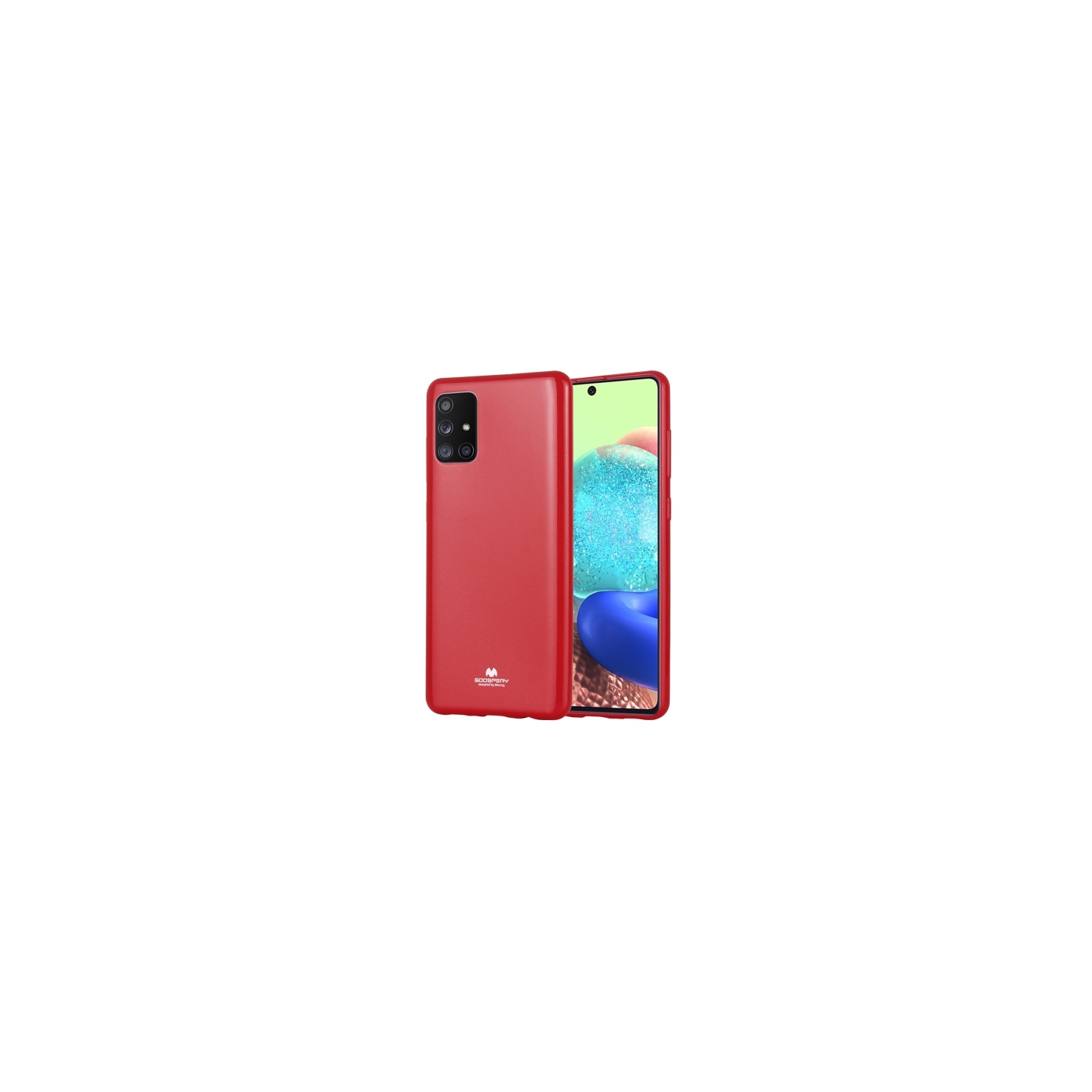 TopSave Goospery Jelly Case For Huawei P40 Pro, Red