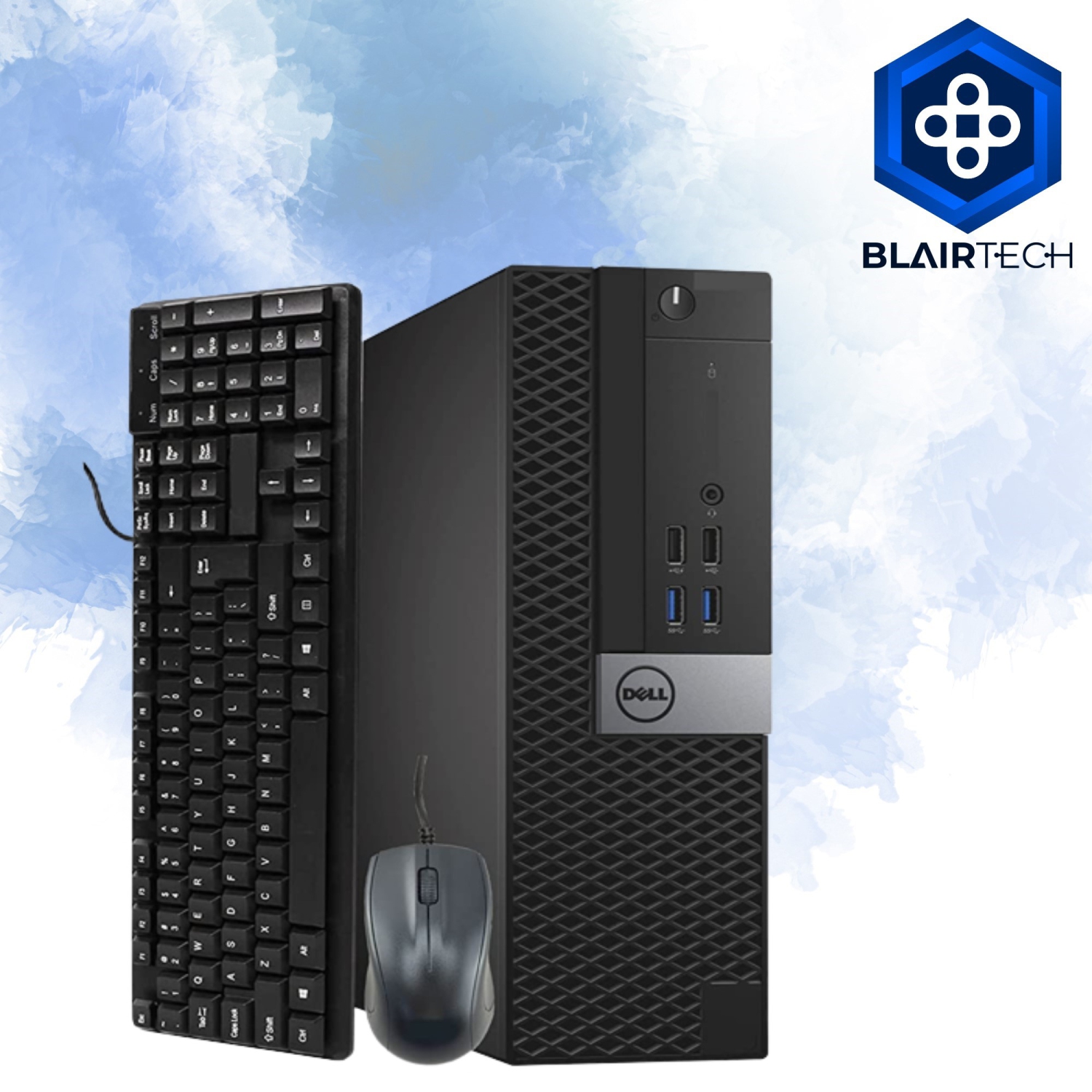 Refurbished - Dell 5040 Intel i5 4GB 500GB HDD Windows 10 Pro WiFi Desktop PC