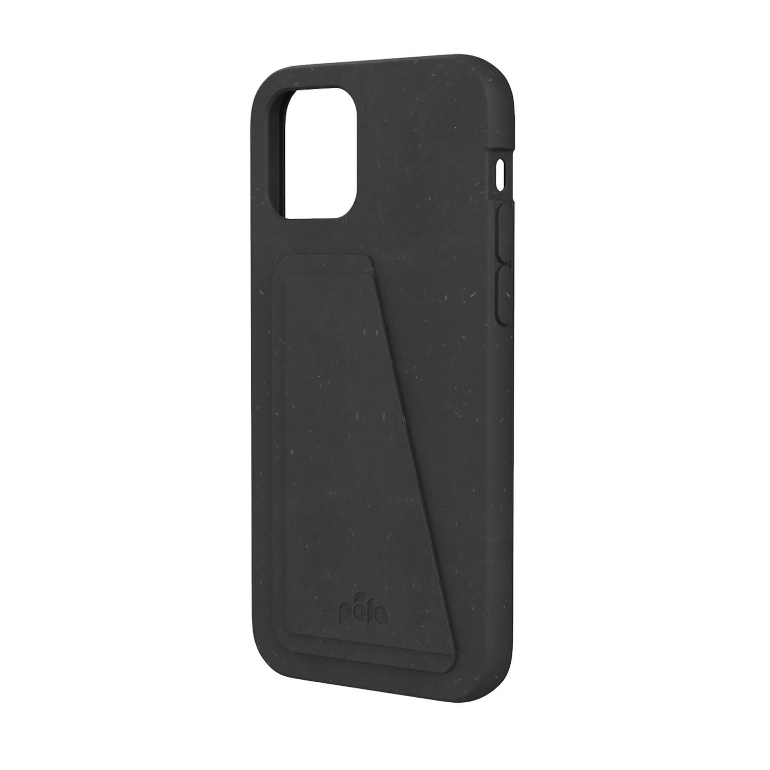 Pela étui portefeuille écolo compostable - iPhone 12/12 Pro, noir