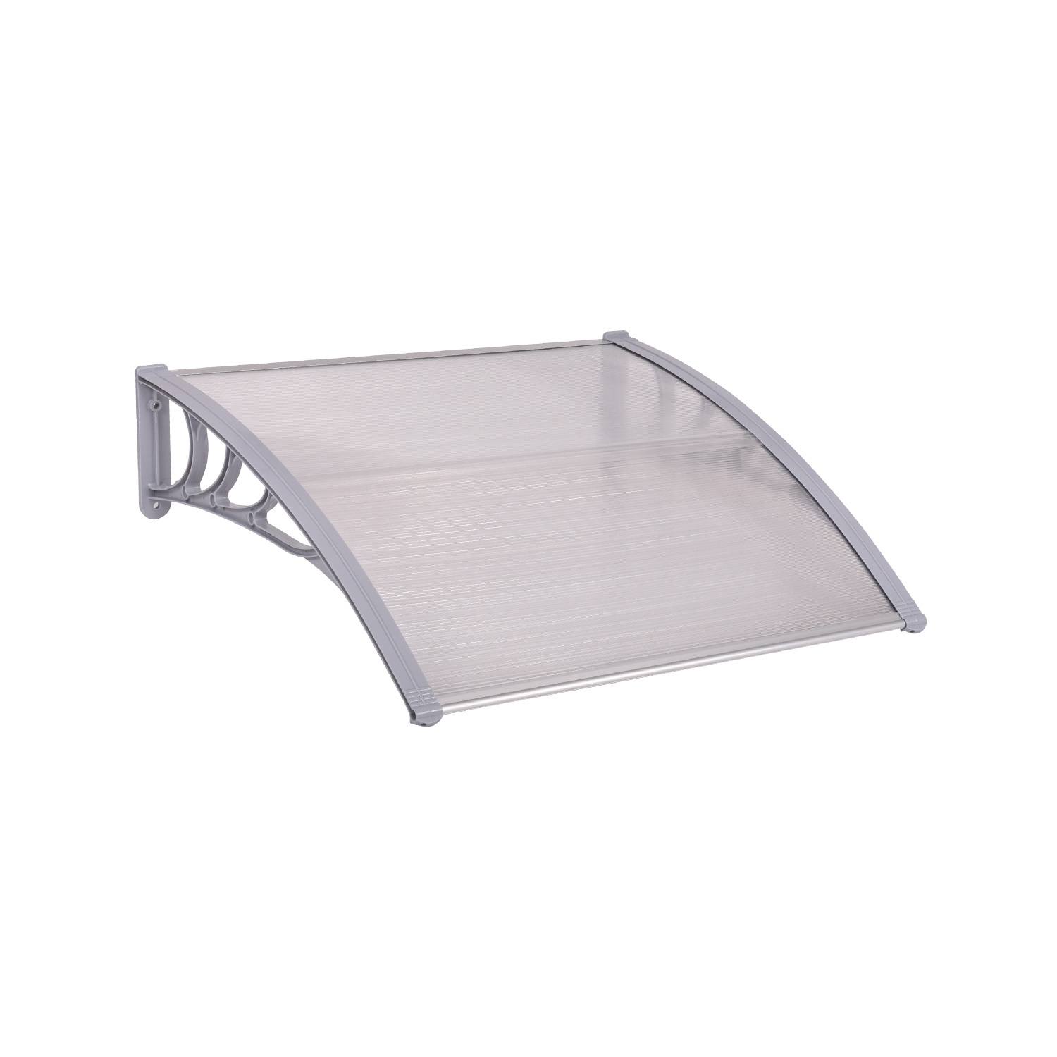 Porte d'auvent de fenêtre de 40 x 40&nbsp;po de Costway; Porte avant extérieure