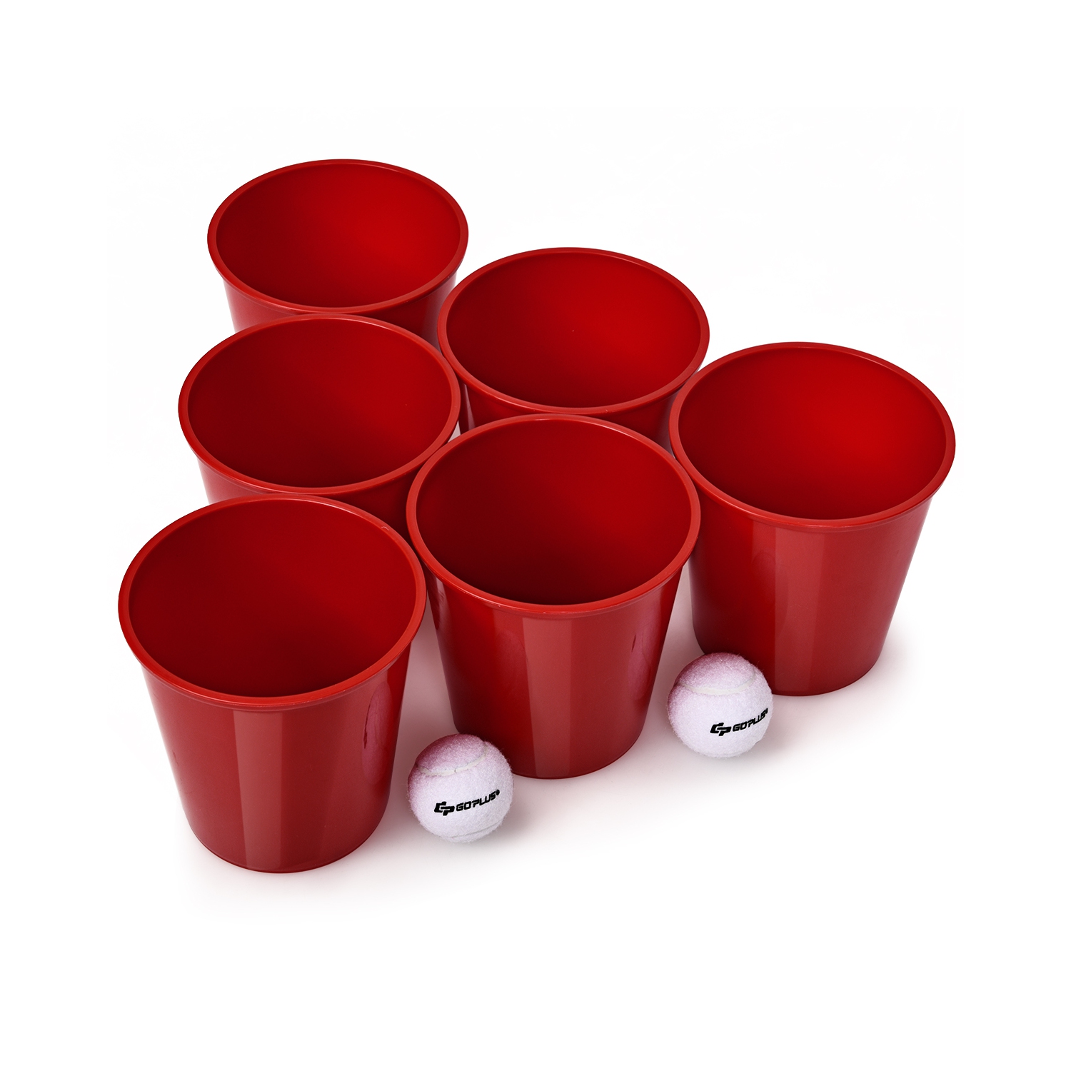 Goplus Yard Pong Giant Pong Game Set Carry Bag Outdoor Backyard Game