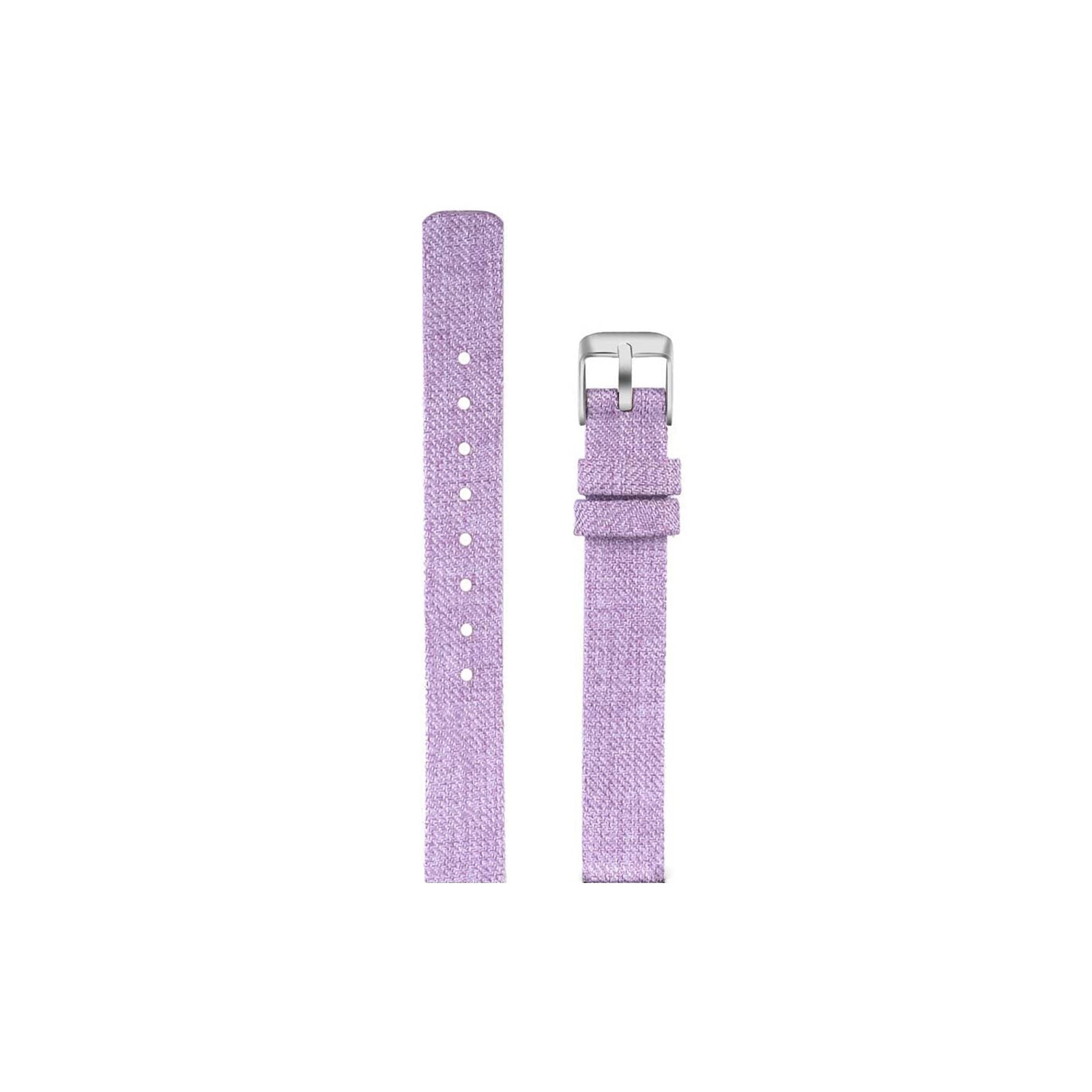 StrapsCo Canvas Watch Band Strap for Fitbit Inspire & Inspire HR - Short-Medium - Purple