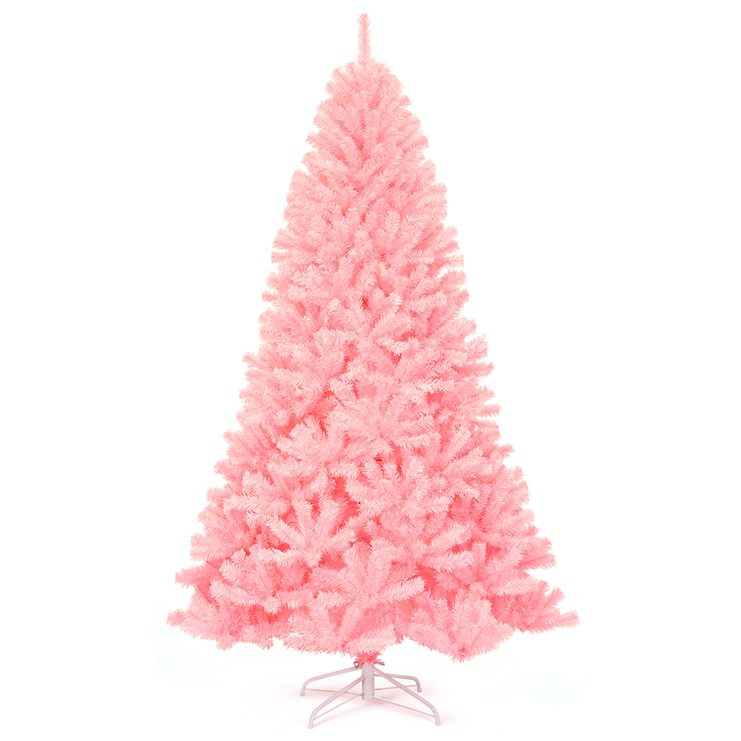 Sapin de Noël artificiel 228cm Costway – Rose