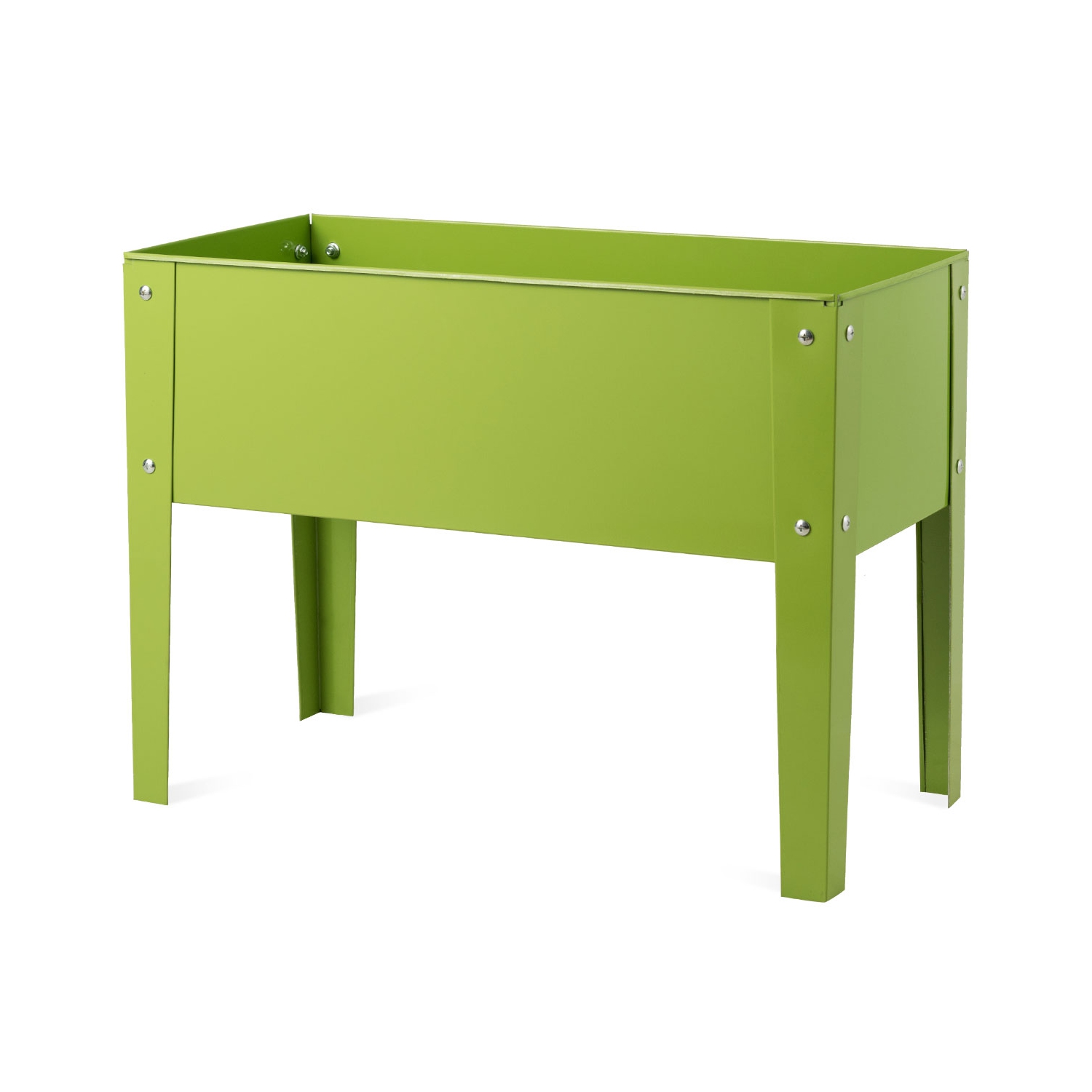 Costway 24" x11" Outdoor Elevated Garden Plant Stand Raised Tall Flower Bed Box