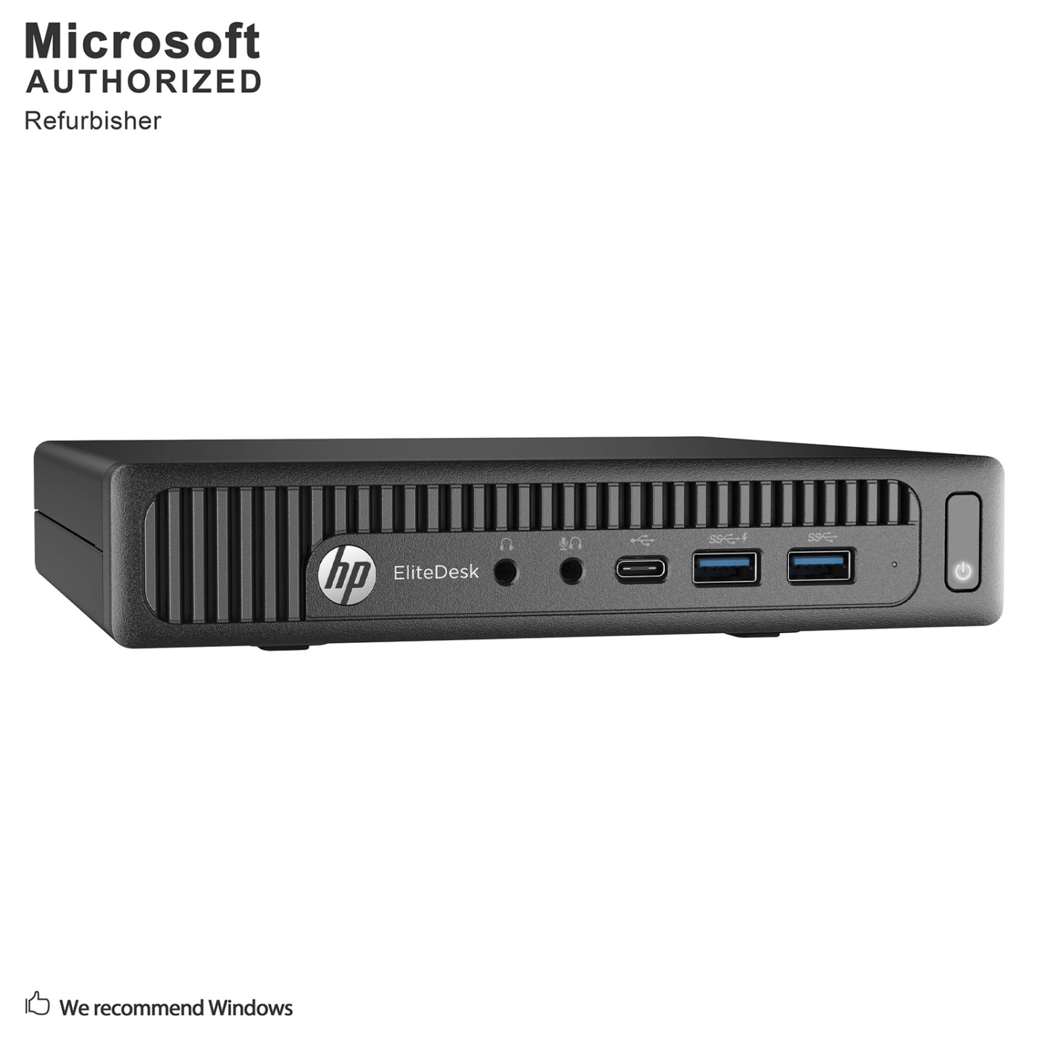 Refurbished - HP EliteDesk 800 G2 Desktop Mini, Intel Quad Core i5 6500T up to 3.1 GHz, 8 GB DDR4 RAM, 1 TB, WiFi, Bluetooth, Windows 10 Pro 64 Bit