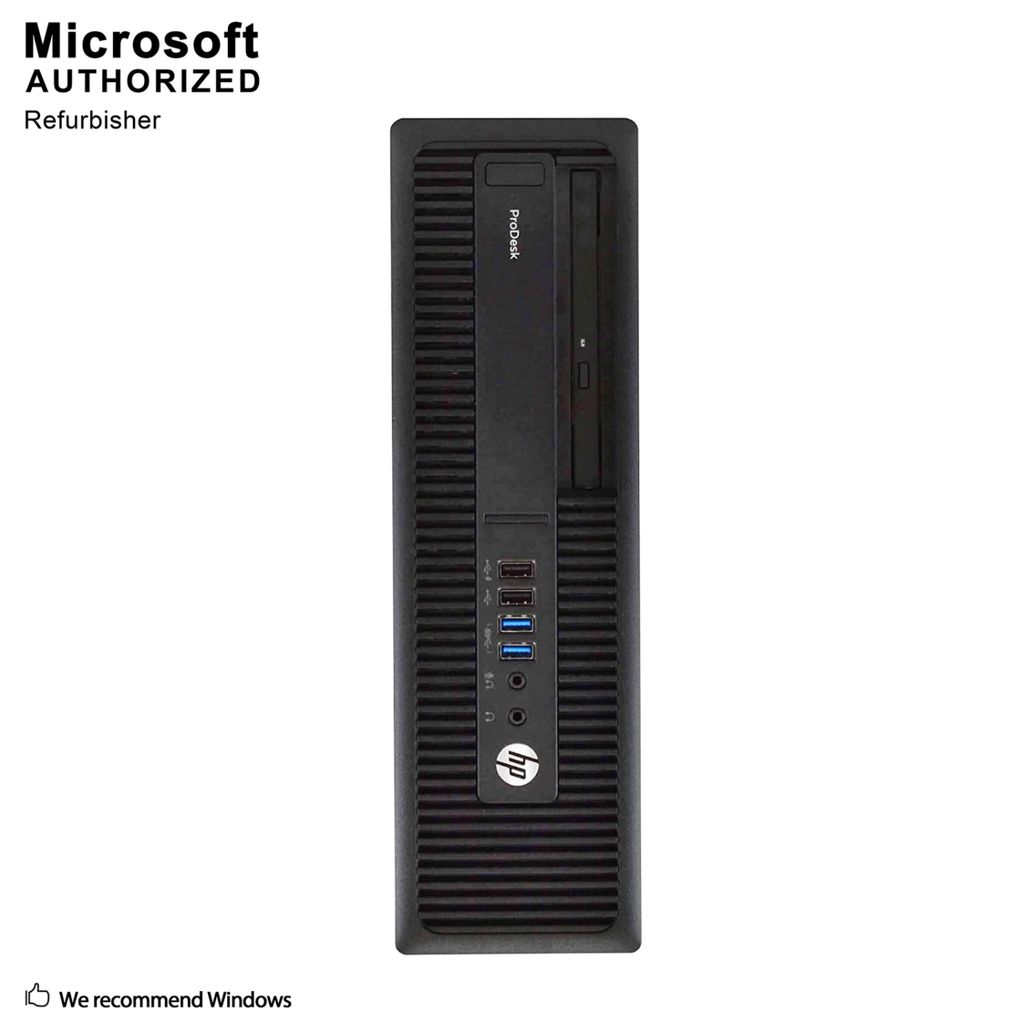 Refurbished - HP ProDesk 600 G2 SFF, Intel Quad Core i5 6500 up to 3.6 GHz, 8 GB DDR4 RAM, 256 GB SSD, WiFi, Bluetooth, DVD, Windows 10 Pro 64 Bit