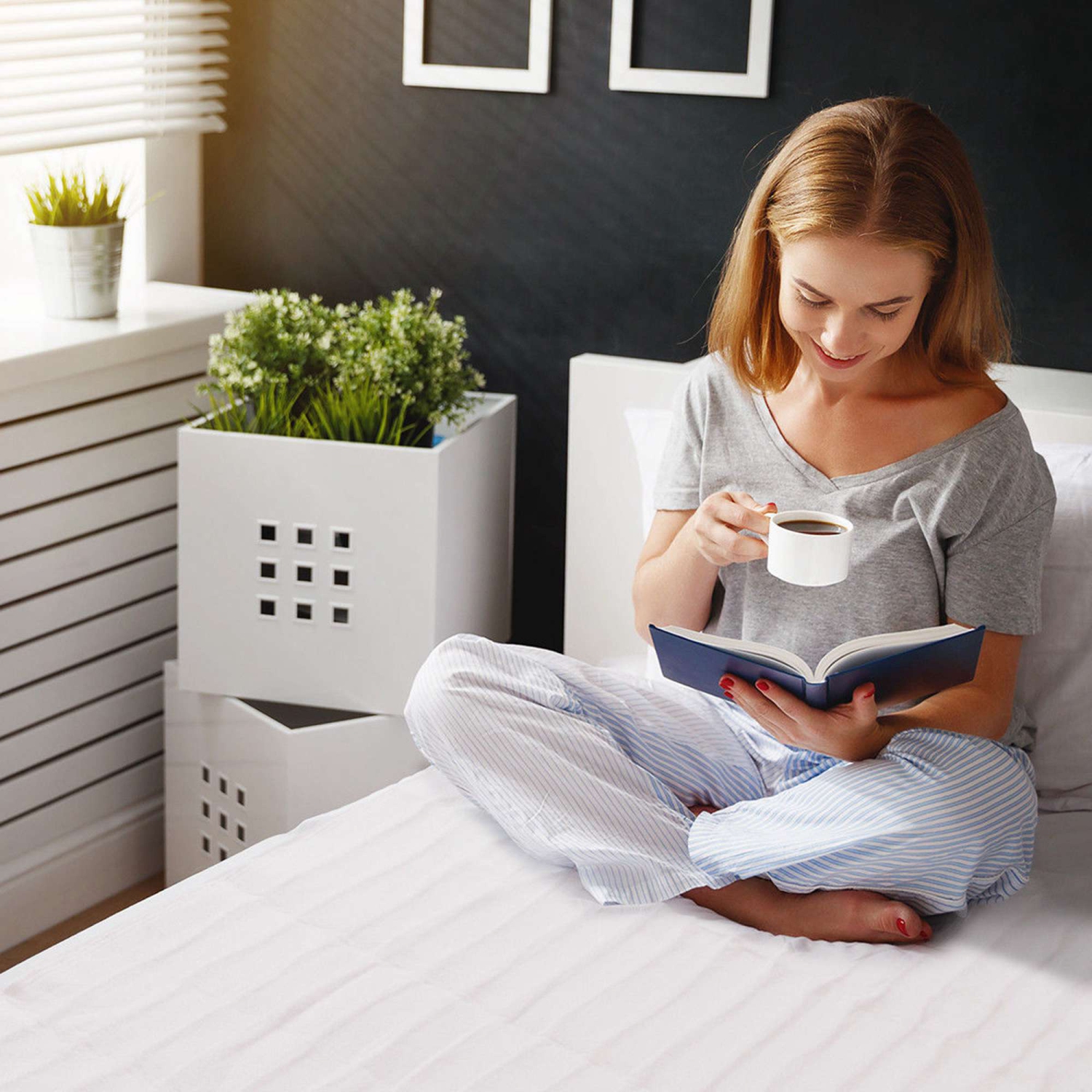 Costway Electric Heated Mattress Pad Safe 8 Temperature 10h Timer