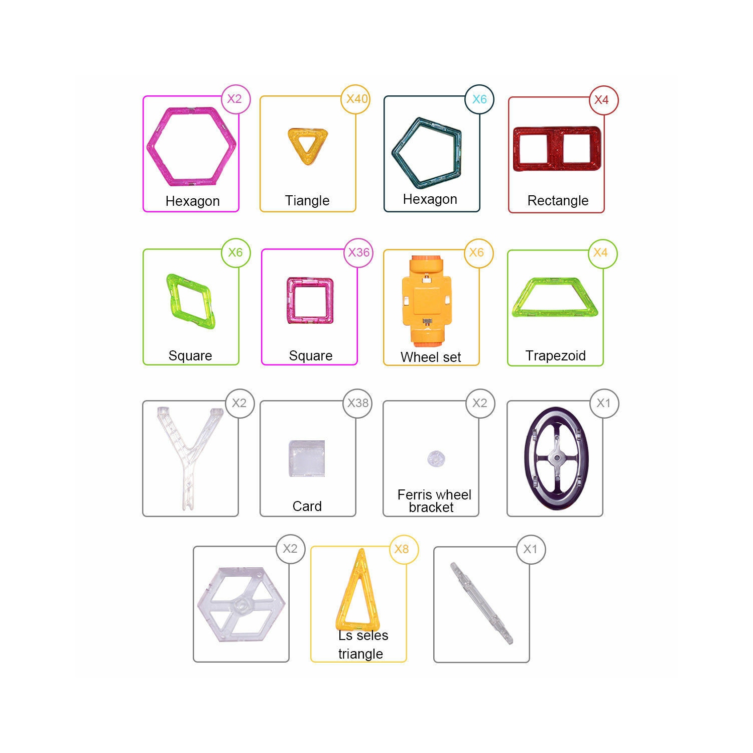 Costway 158 Pcs Magical Magnet Building Block Educational Toy For Kids Colorful Gift Set