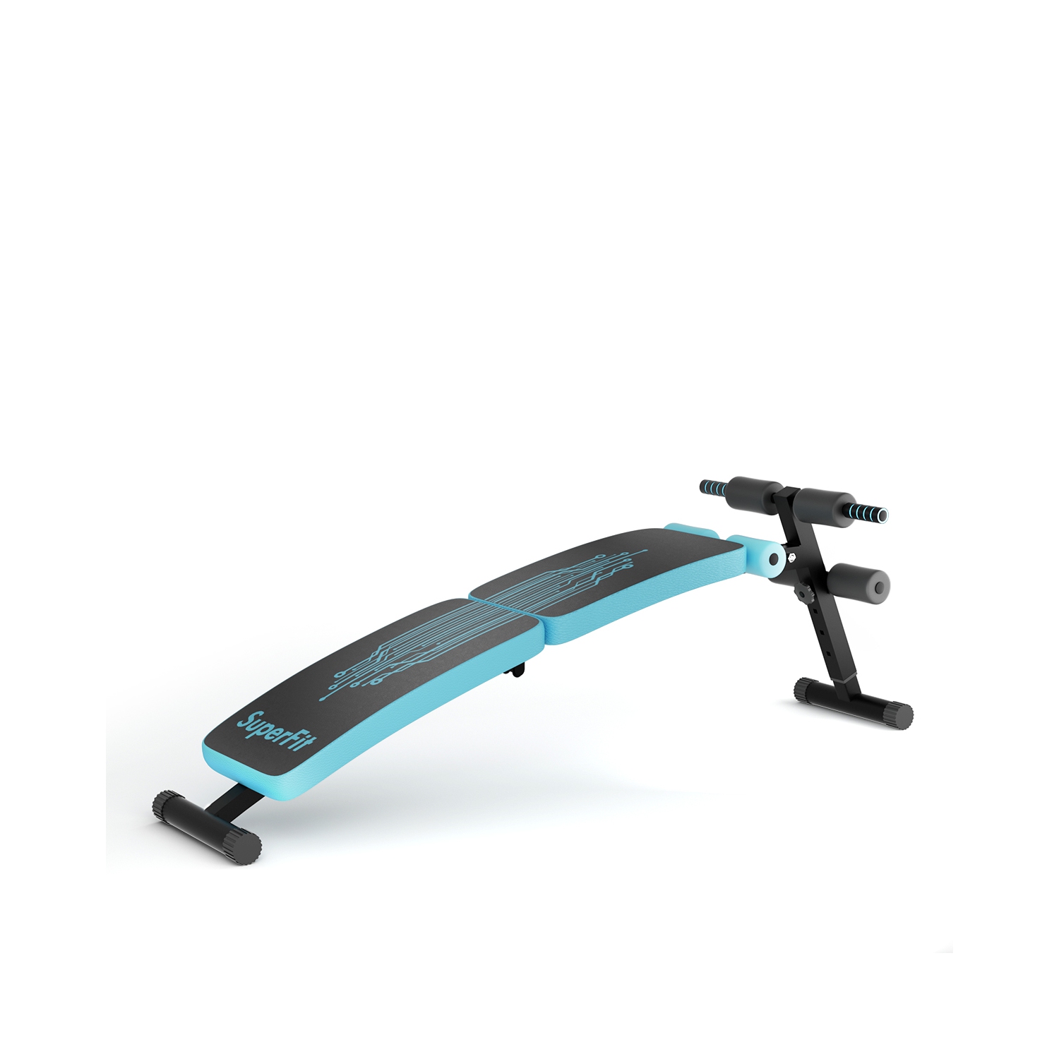 Banc de musculation incurvé Superfit – ajustable et pliable