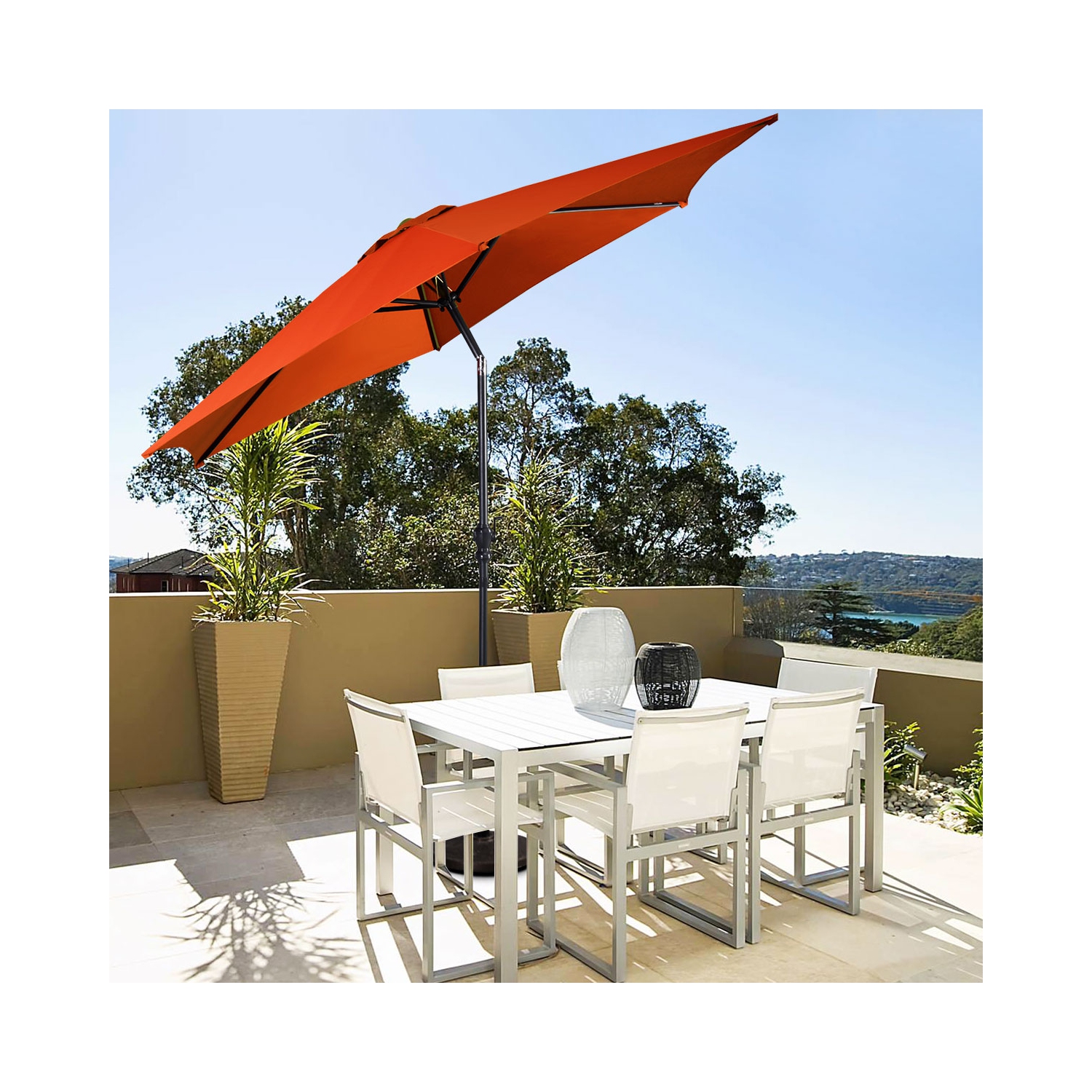 Parasol inclinable 305cm