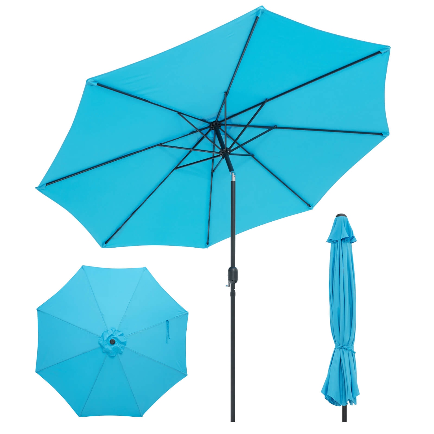 Parasol inclinable 305cm