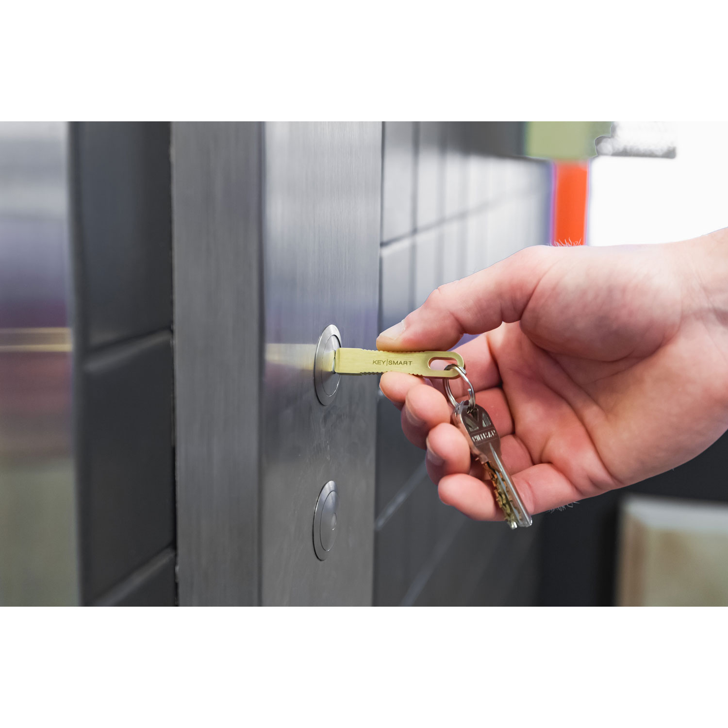 KeySmart CleanKey Mini Keychain Hand Tool