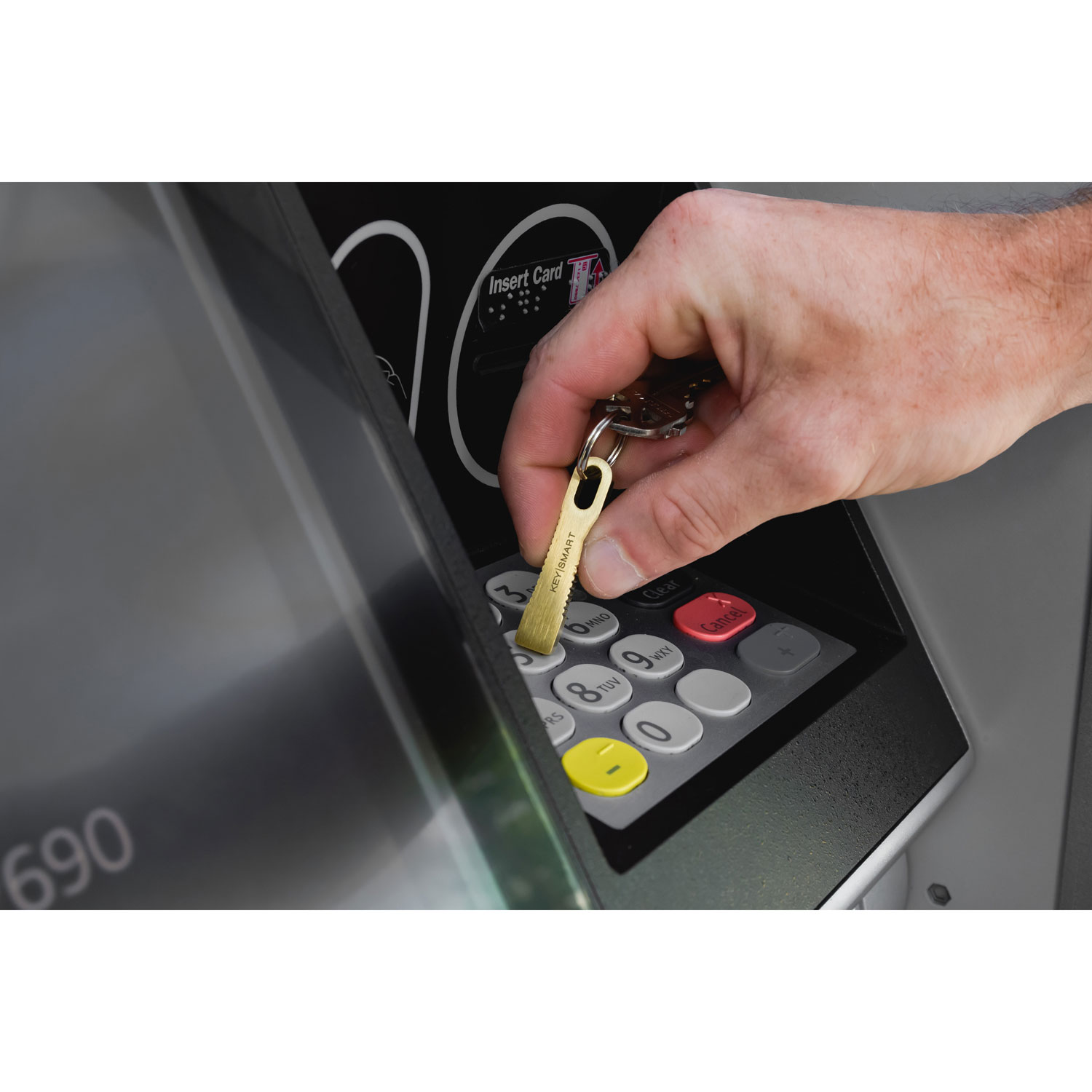 KeySmart CleanKey Mini Keychain Hand Tool