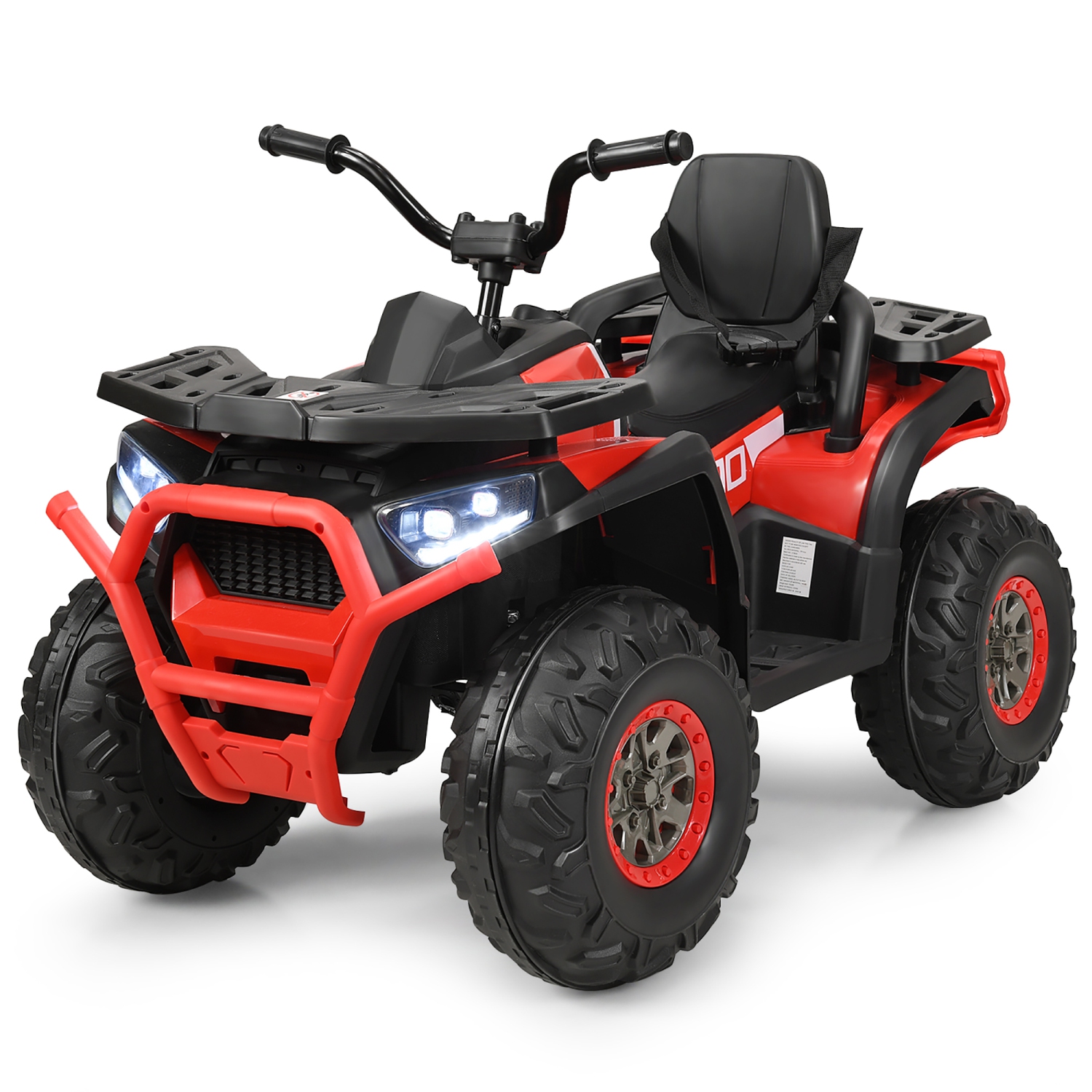 12V Kids Electric 4-Wheeler ATV Quad 2 Vitesses Rouler sur la voiture avec mp3 et lumières LED
