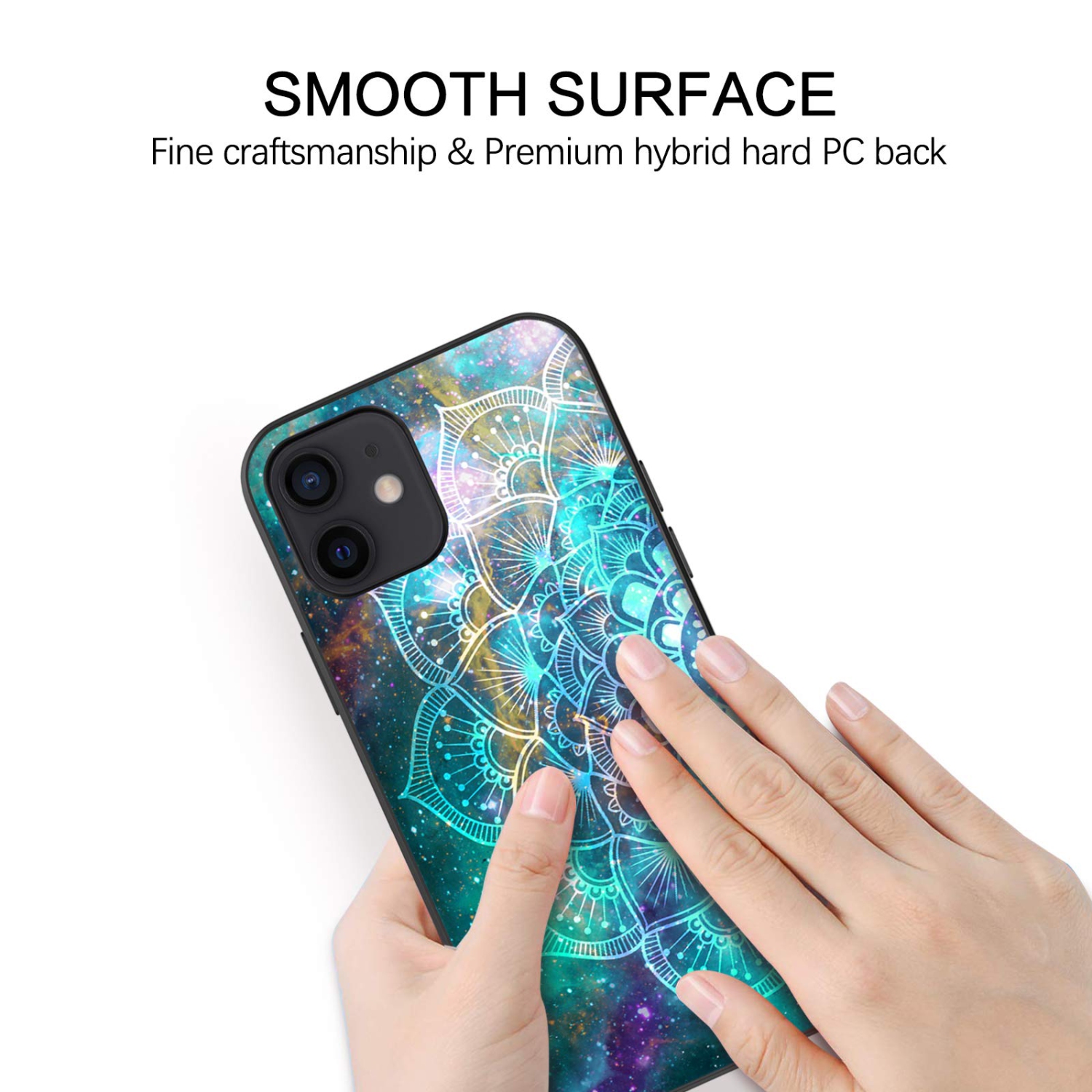KANGYA iPhone 12 Case, iPhone 12 Pro Case, Slim Fit Glow in The Dark Shockproof Protective Hybrid Hard PC Soft TPU Bumper Co