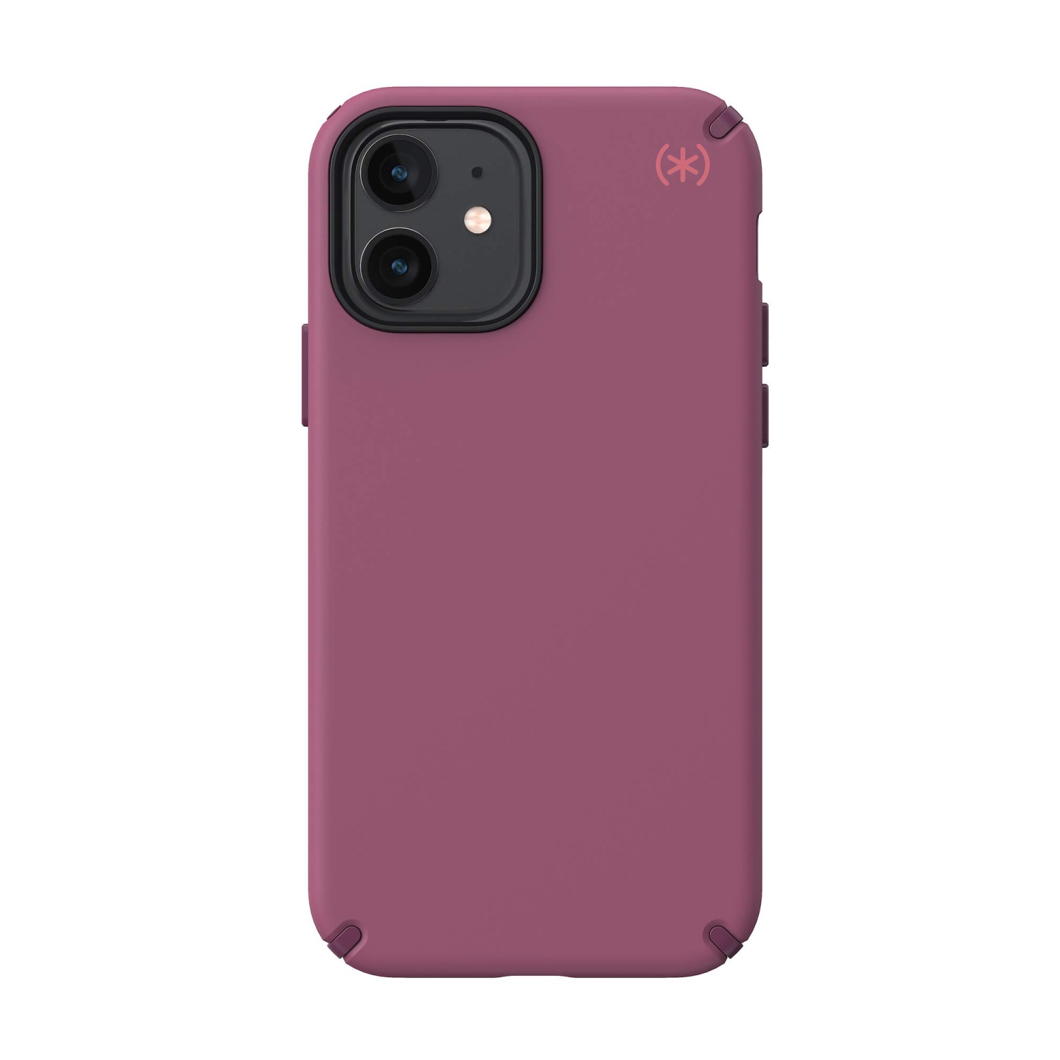Speck Products Presidio2 PRO iPhone 12, iPhone 12 Pro Case, Lush Burgundy-Azalea Burgundy-Royal Pink