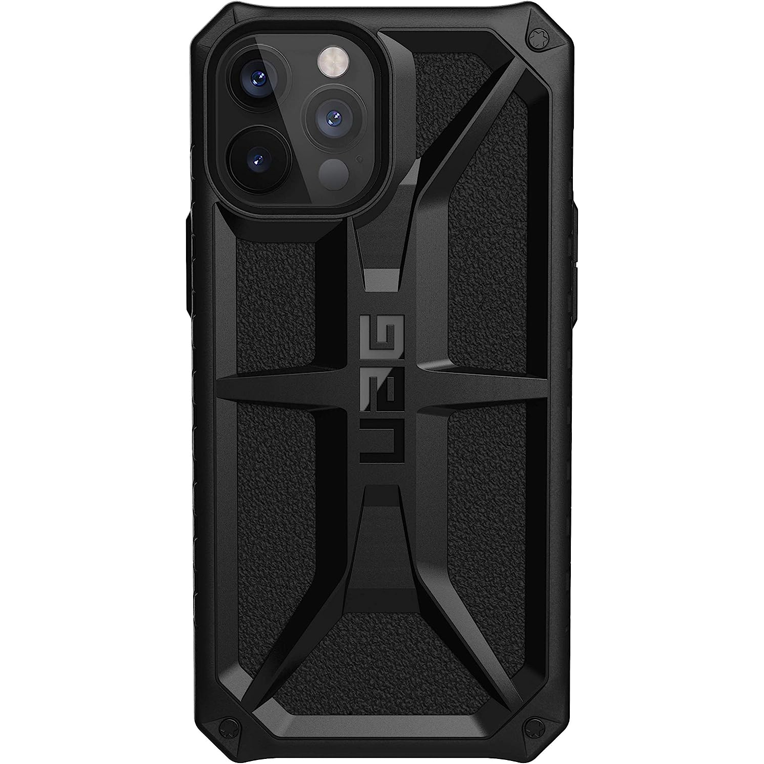 URBAN ARMOR GEAR UAG Designed for iPhone 12 Pro Max Case [6.7-inch Screen] Rugged Lightweight Slim Shockproof Premium Monarch Protective Cover, Black