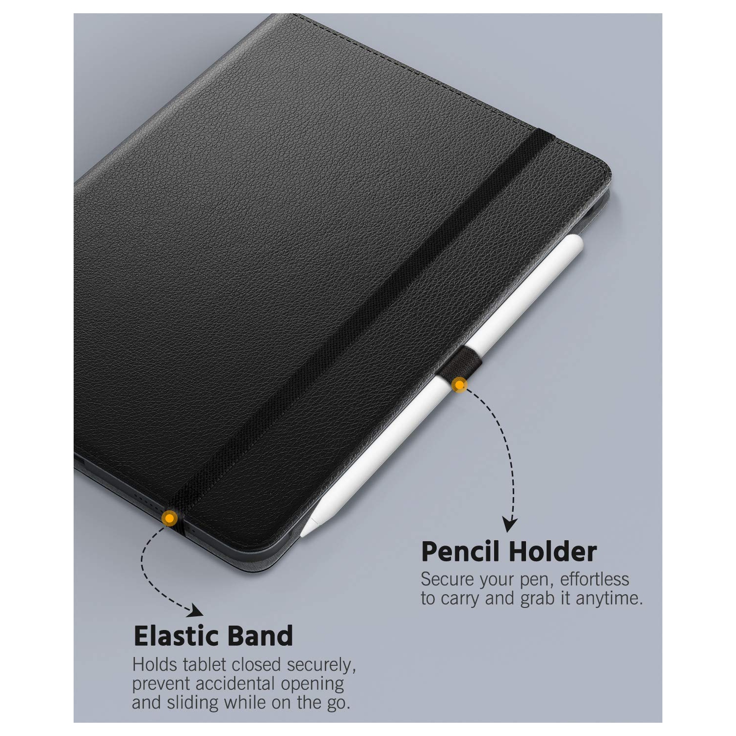 MoKo Case Fit New iPad Air 4th Generation 2020 / iPad 10.9 Case - 90 Degree Rotating Stand Leather Cover,Smart Swivel Case w