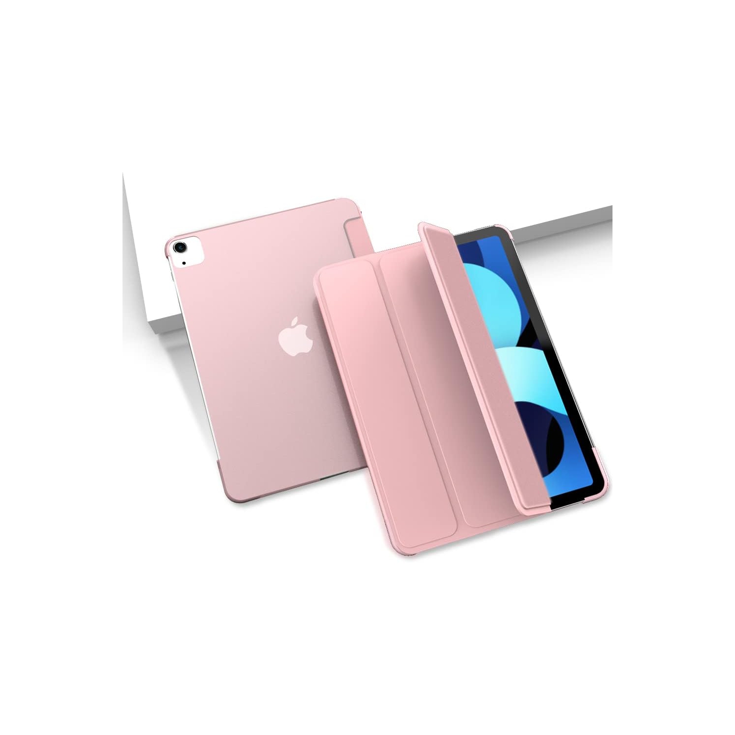 navor Case for New iPad Air 5th/4th Generation 10.9 inch, iPad Air 5 Case/iPad Air 4 Case, [Support 2nd Gen Apple Pencil Charging] Slim Stand