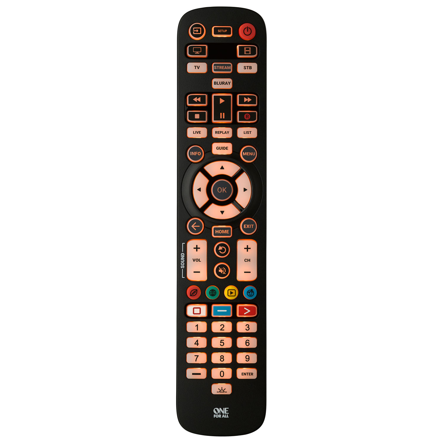 One For All Essential 4-Device Universal Remote Control