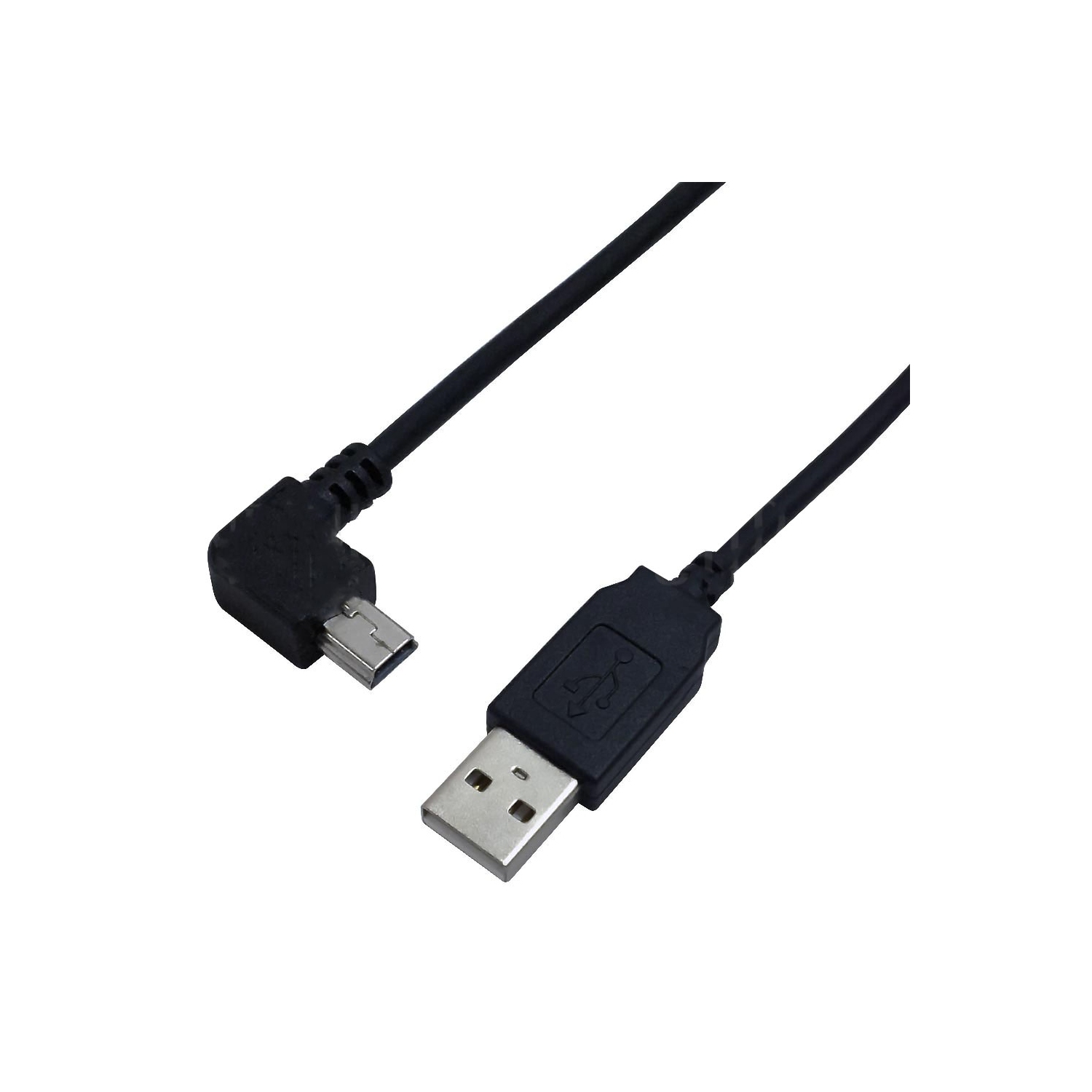 Free Shipping! HYFAI USB 2.0 A Straight Male to Mini-B 5-Pin Mini USB Right Angle Male Cable, 10 ft