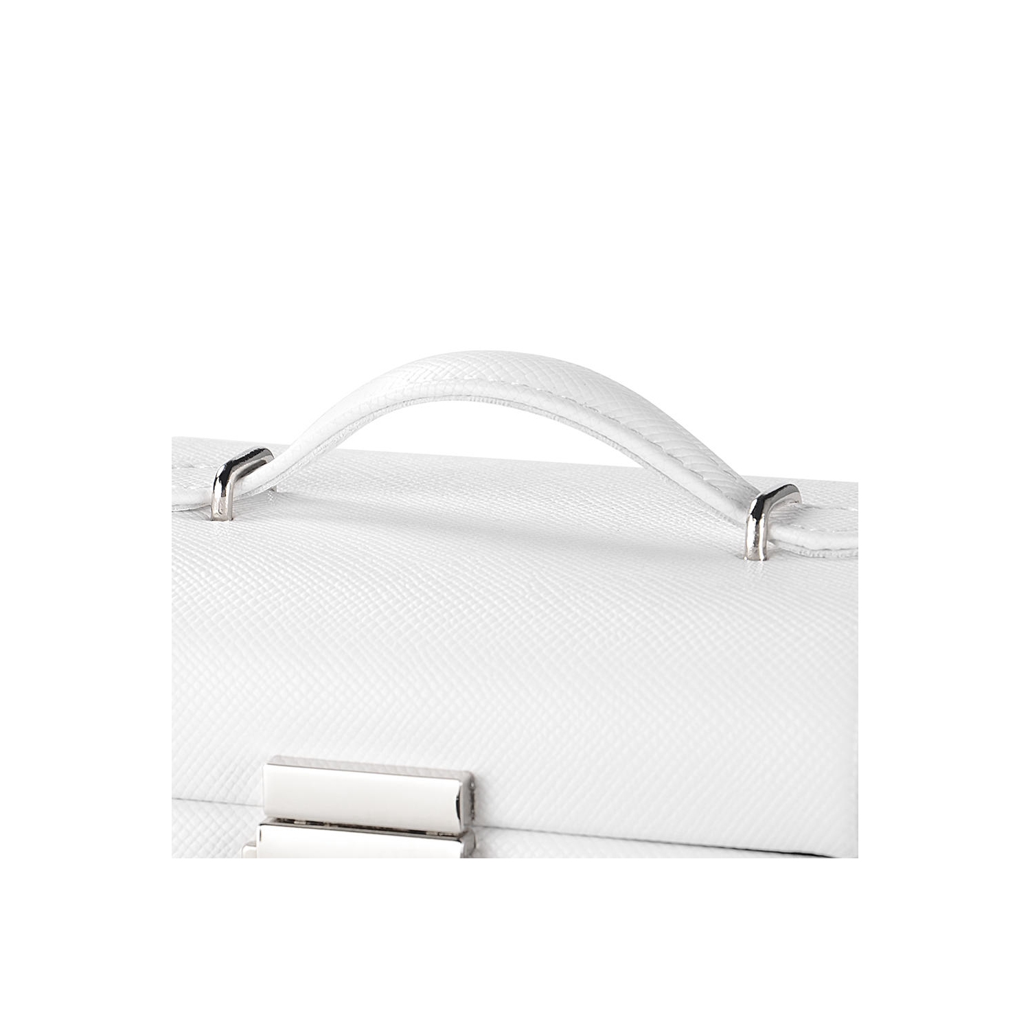 Boîte à bijoux en cuir PU à 3 couches, organisateur de stockage de bijoux vitrine de voyage avec miroir pour bagues boucles d'oreilles colliers