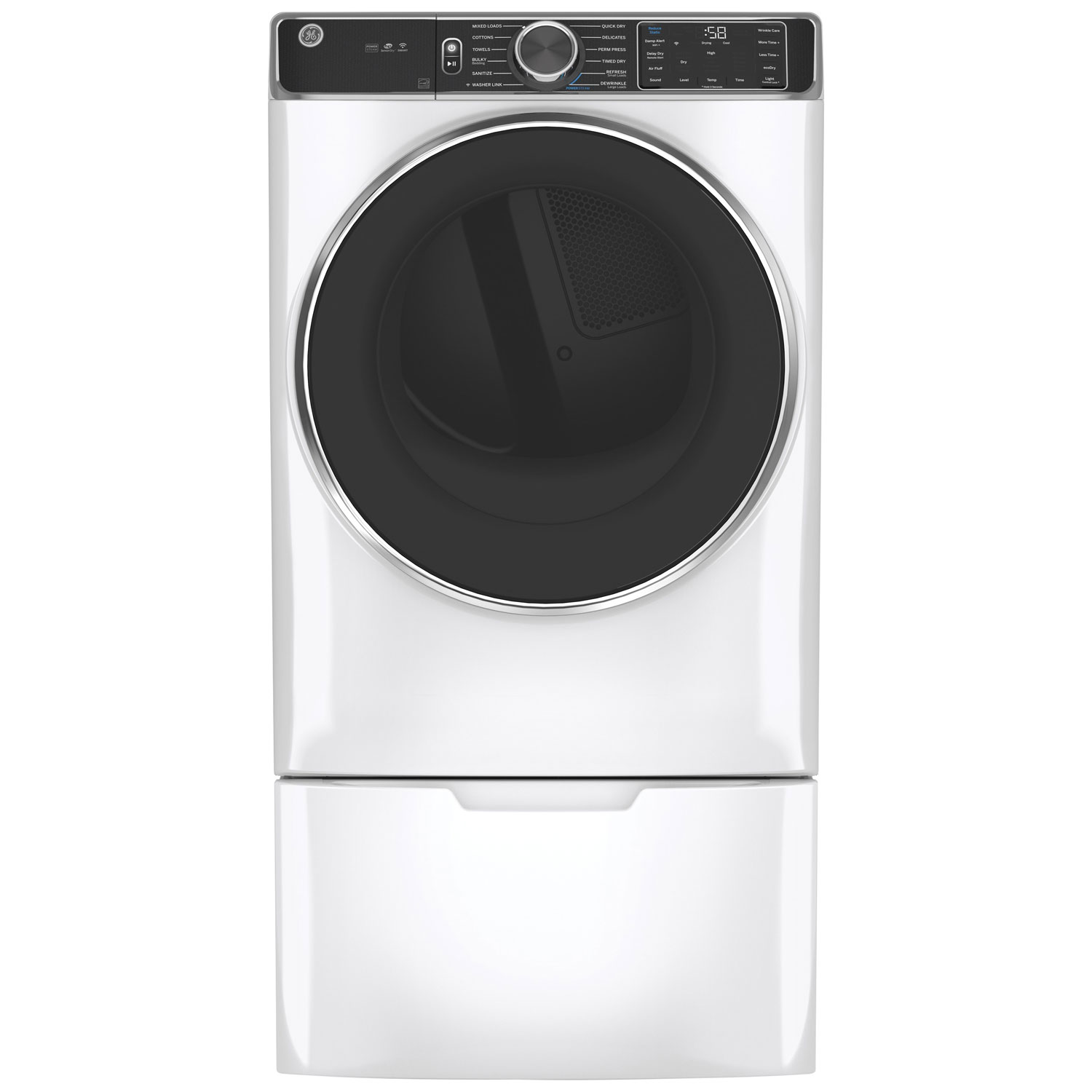 GE 28" Laundry Pedestal - White