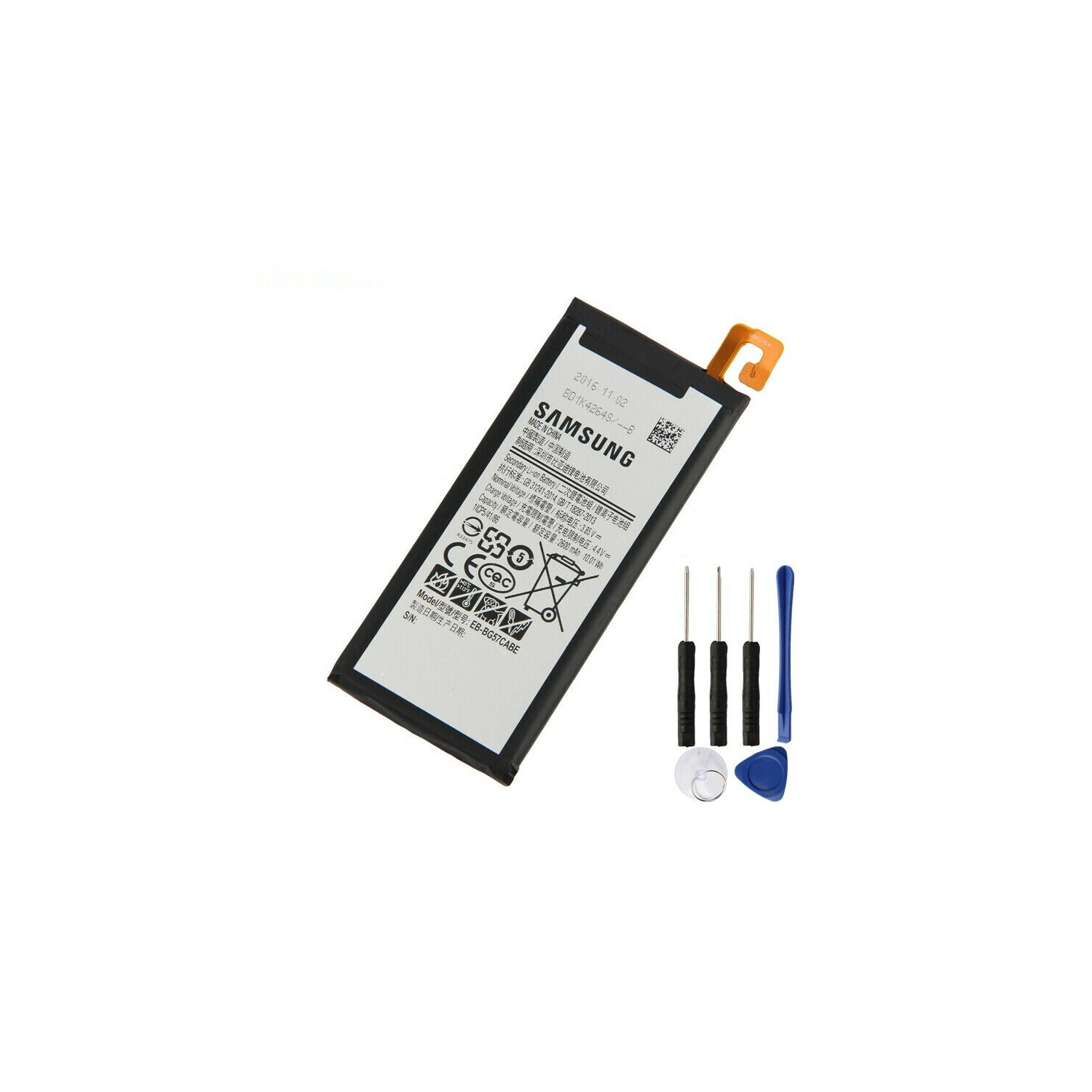 Replacement Battery for Samsung Galaxy J5 Prime 2016 / On5 2016, SM-G570M G5700 G5510, EB-BG570ABE