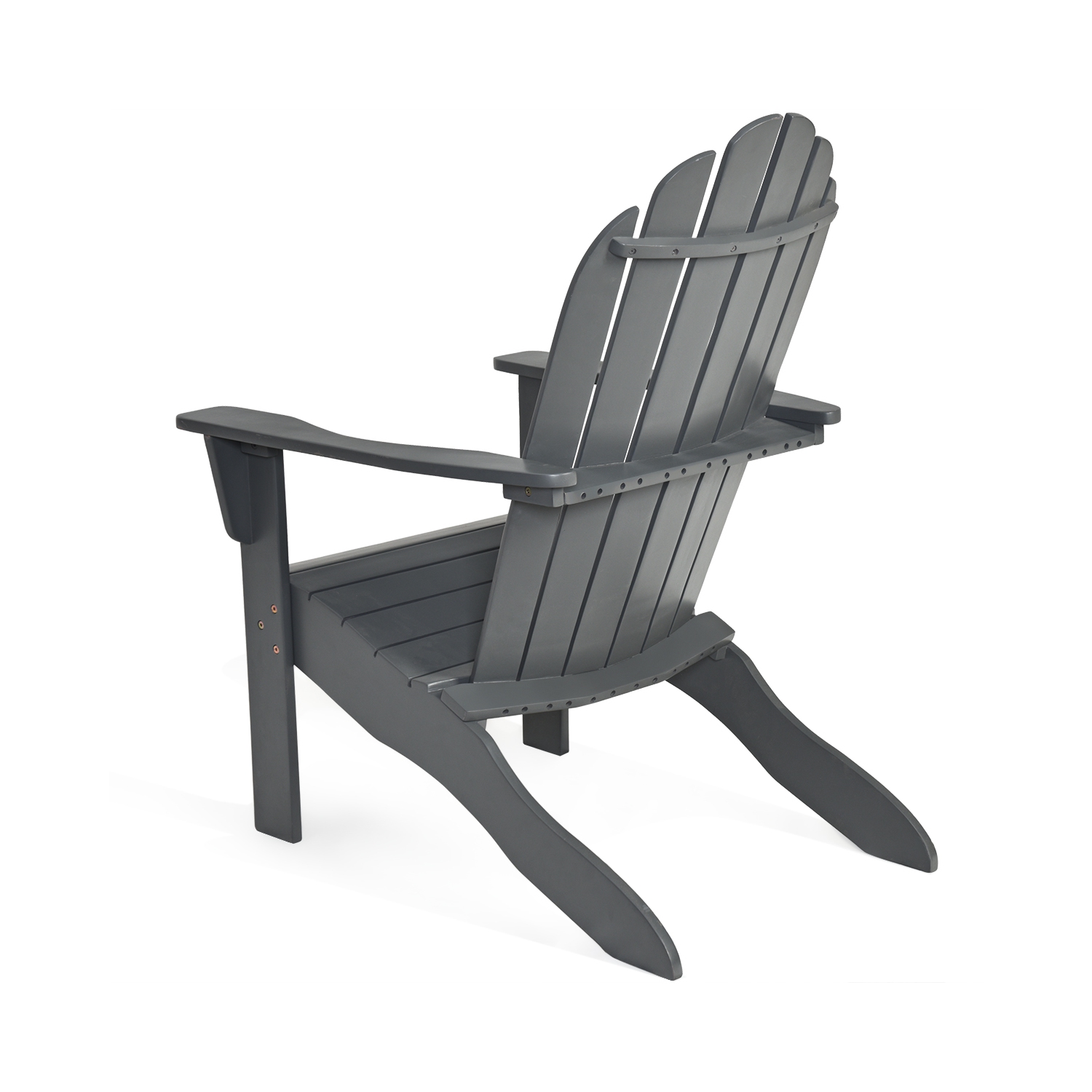 Fauteuil Adirondack extérieur de Costway, meubles de jardin en bois massif